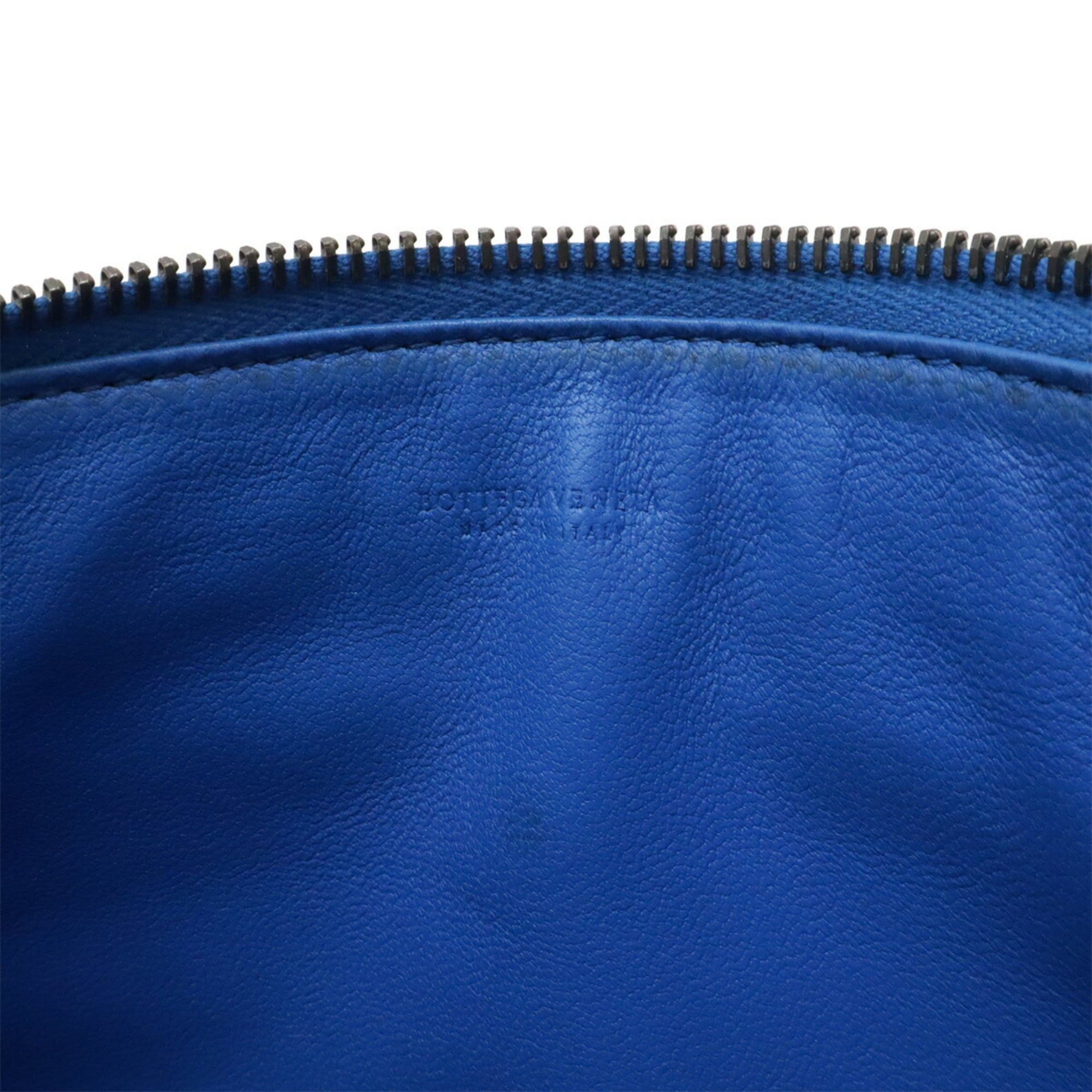 Bottega Veneta Bottega Veneta Intrecciato Clutch Bag Second Leather Blue Size ONE SIZE - 9 Thumbnail