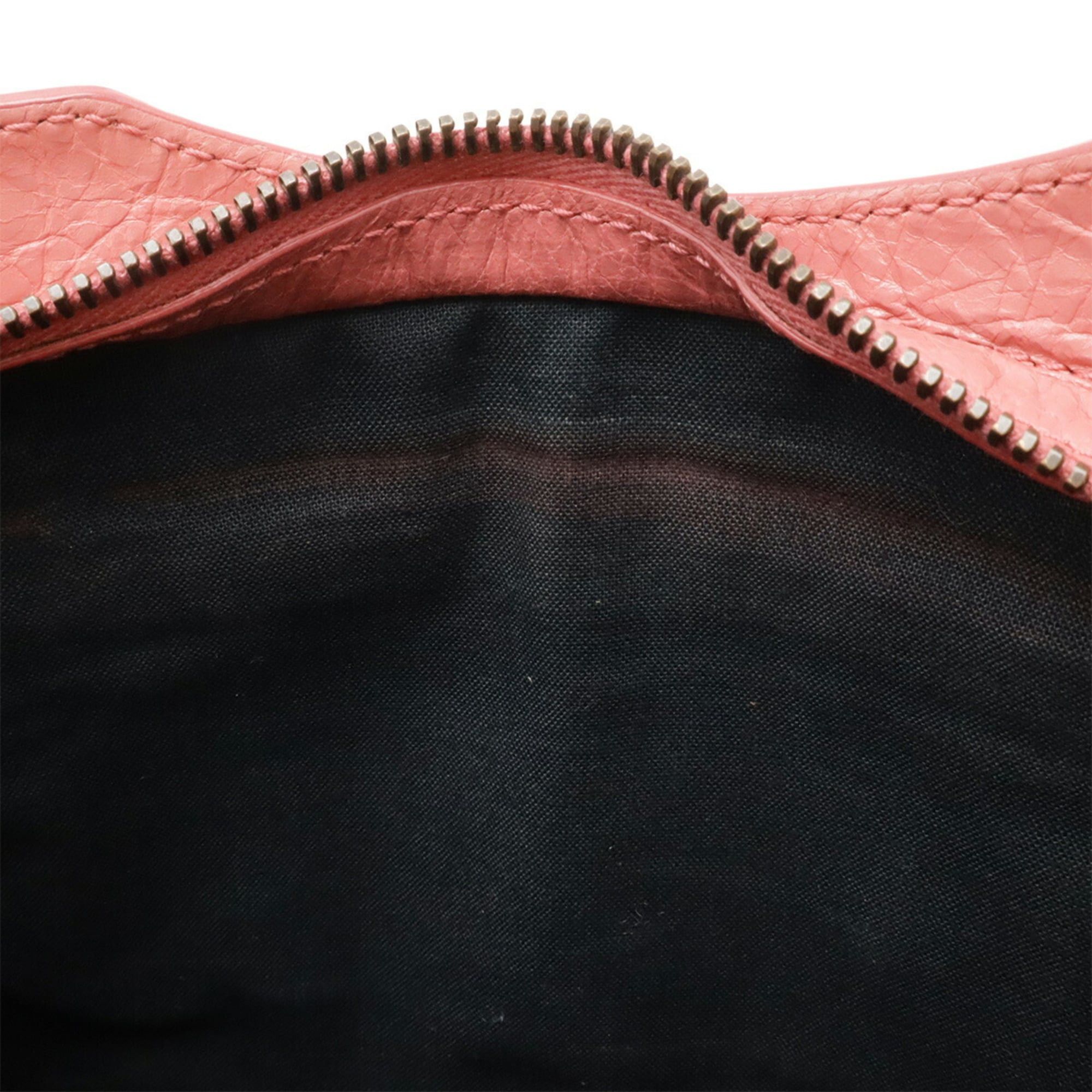 Balenciaga BALENCIAGA Classic Mini City Handbag Shoulder Bag Leather Pink 300295 Size ONE SIZE - 9 Thumbnail