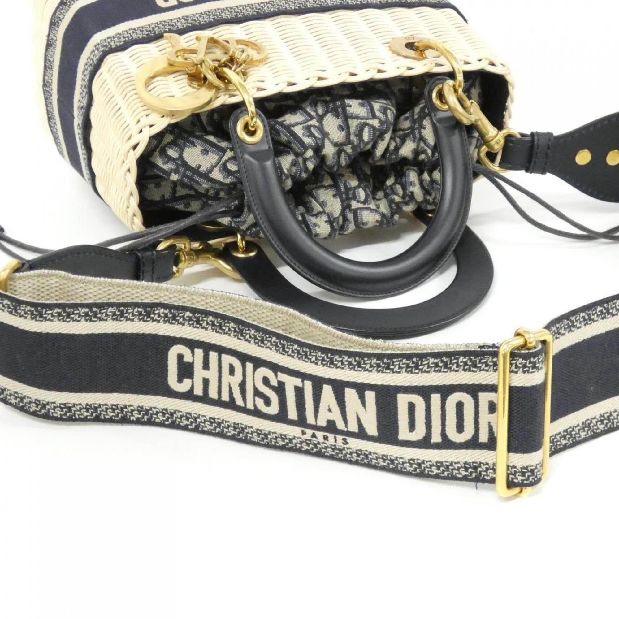 Dior Christian Dior DIOR OBLIQUE Lady Mini M0505CMVO Handbag Size ONE SIZE - 9 Thumbnail