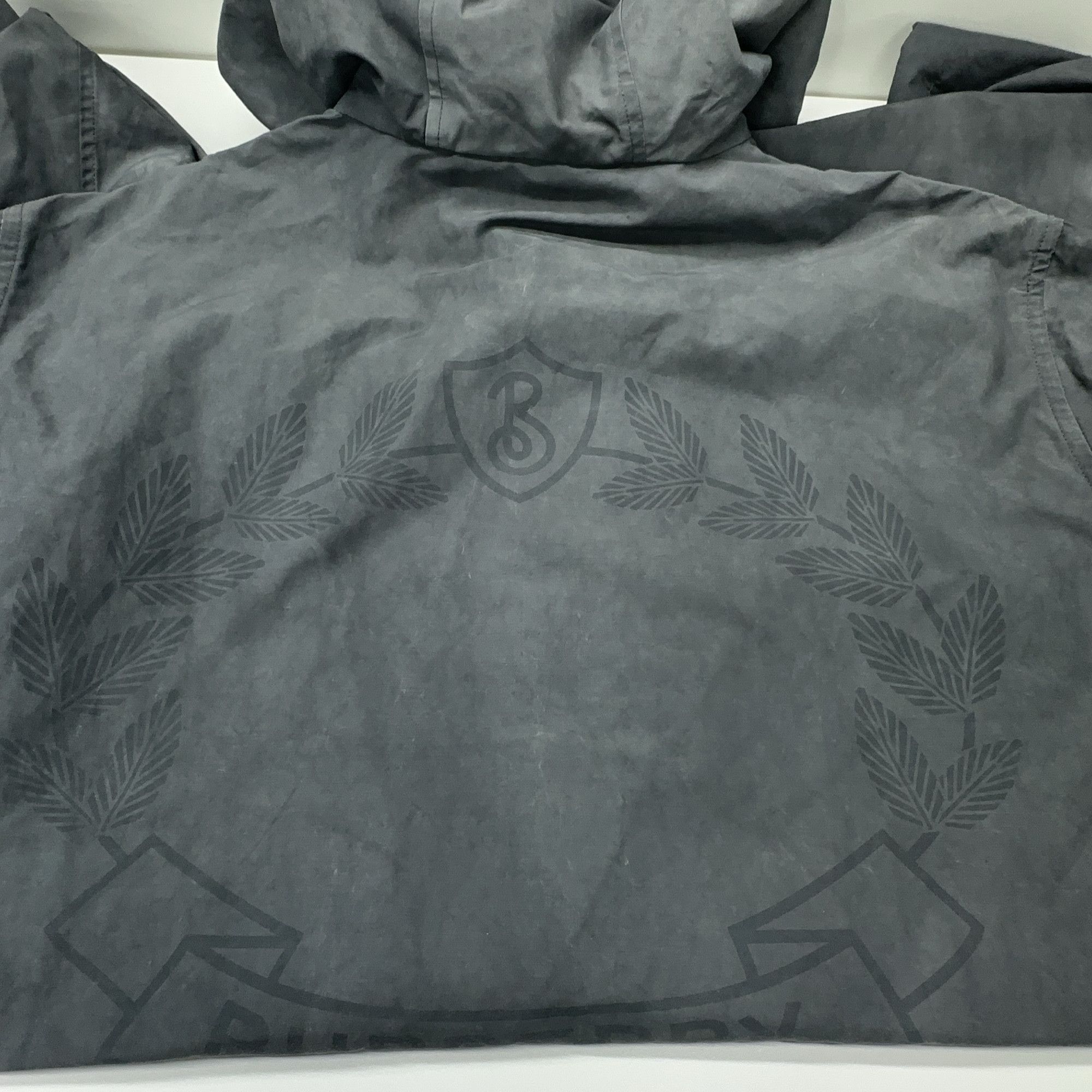Burberry Burberry Logo Print Hooded Jacket Size L Size US L / EU 52-54 / 3 - 12 Thumbnail