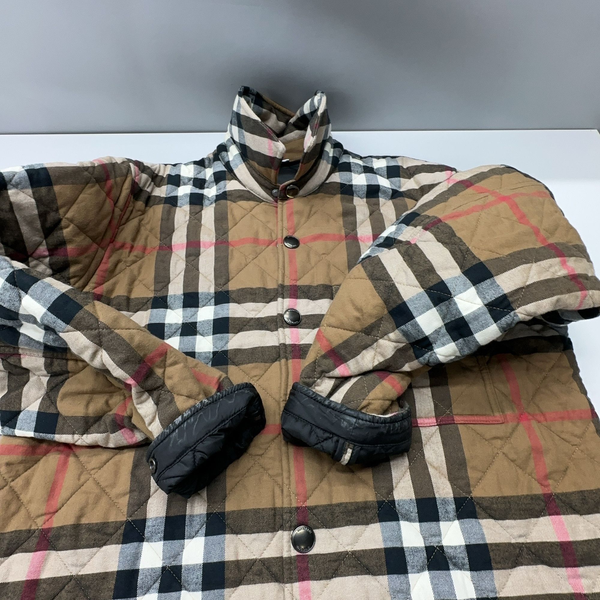 Burberry Burberry Check Quilted Jacket Size XS Size US XS / EU 42 / 0 - 7 Thumbnail