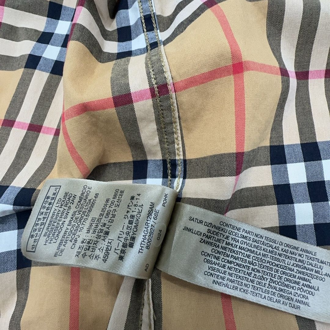 Burberry Burberry Classic Check Short Sleeve Shirt Size M Size US M / EU 48-50 / 2 - 3 Thumbnail