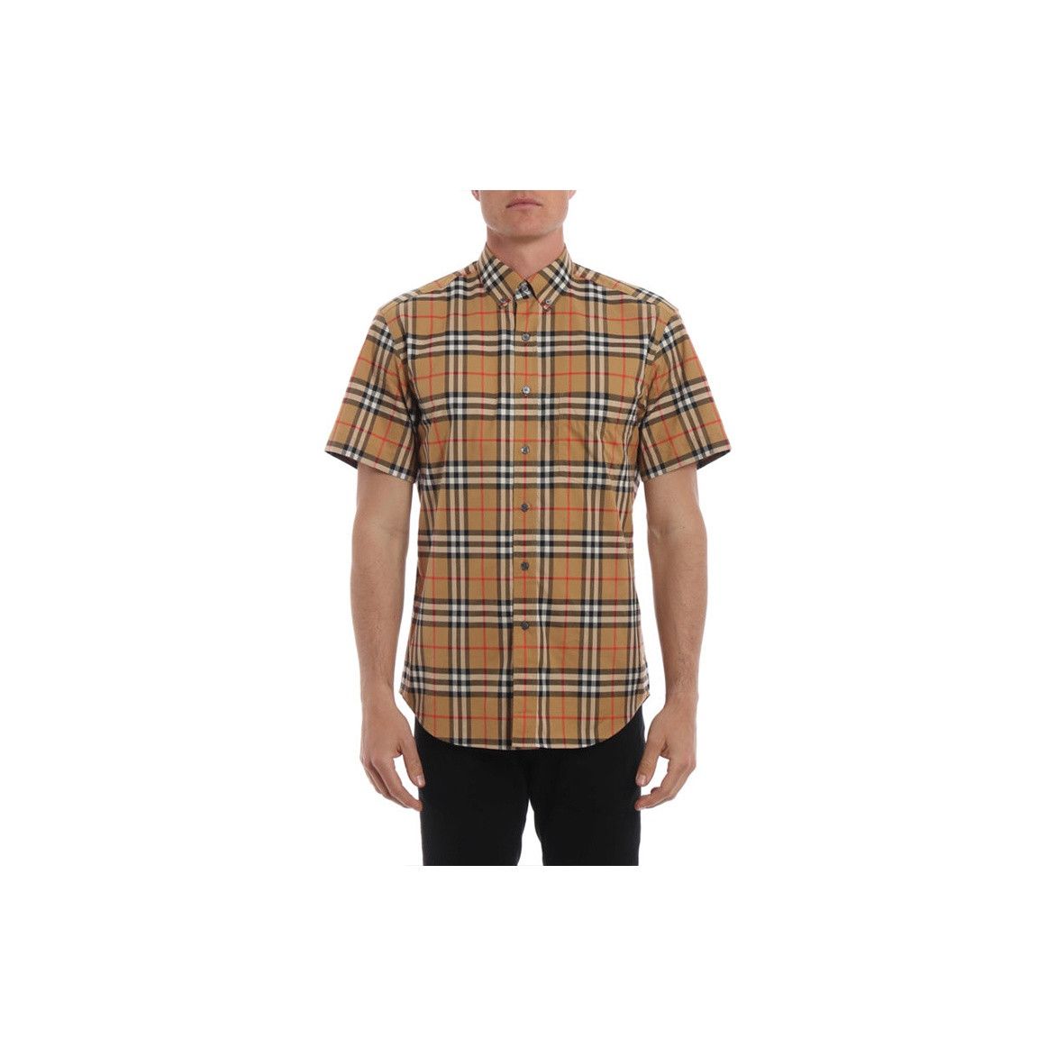 Burberry Burberry Classic Check Short Sleeve Shirt Size M Size US M / EU 48-50 / 2 - 10 Thumbnail