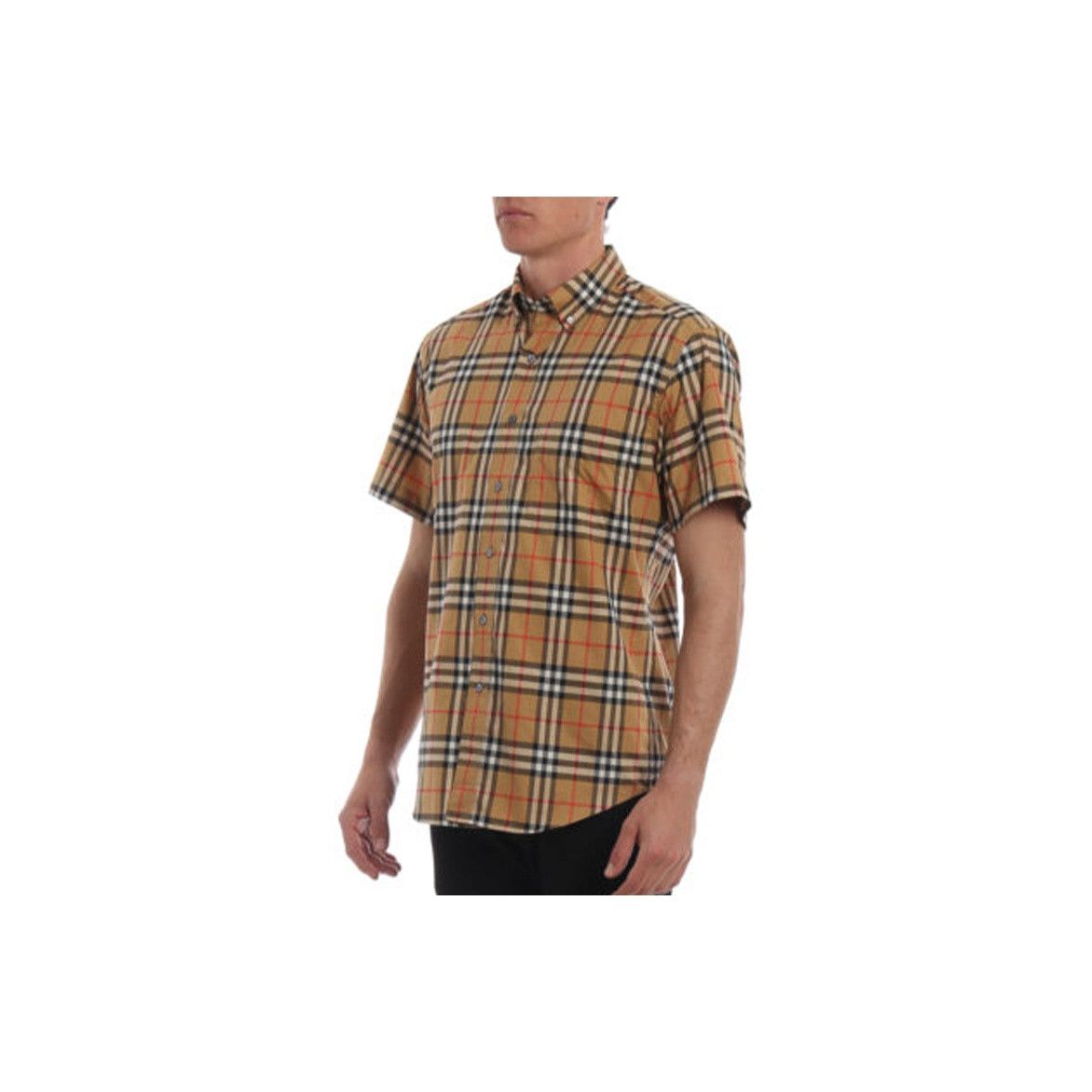 Burberry Burberry Classic Check Short Sleeve Shirt Size M Size US M / EU 48-50 / 2 - 11 Thumbnail