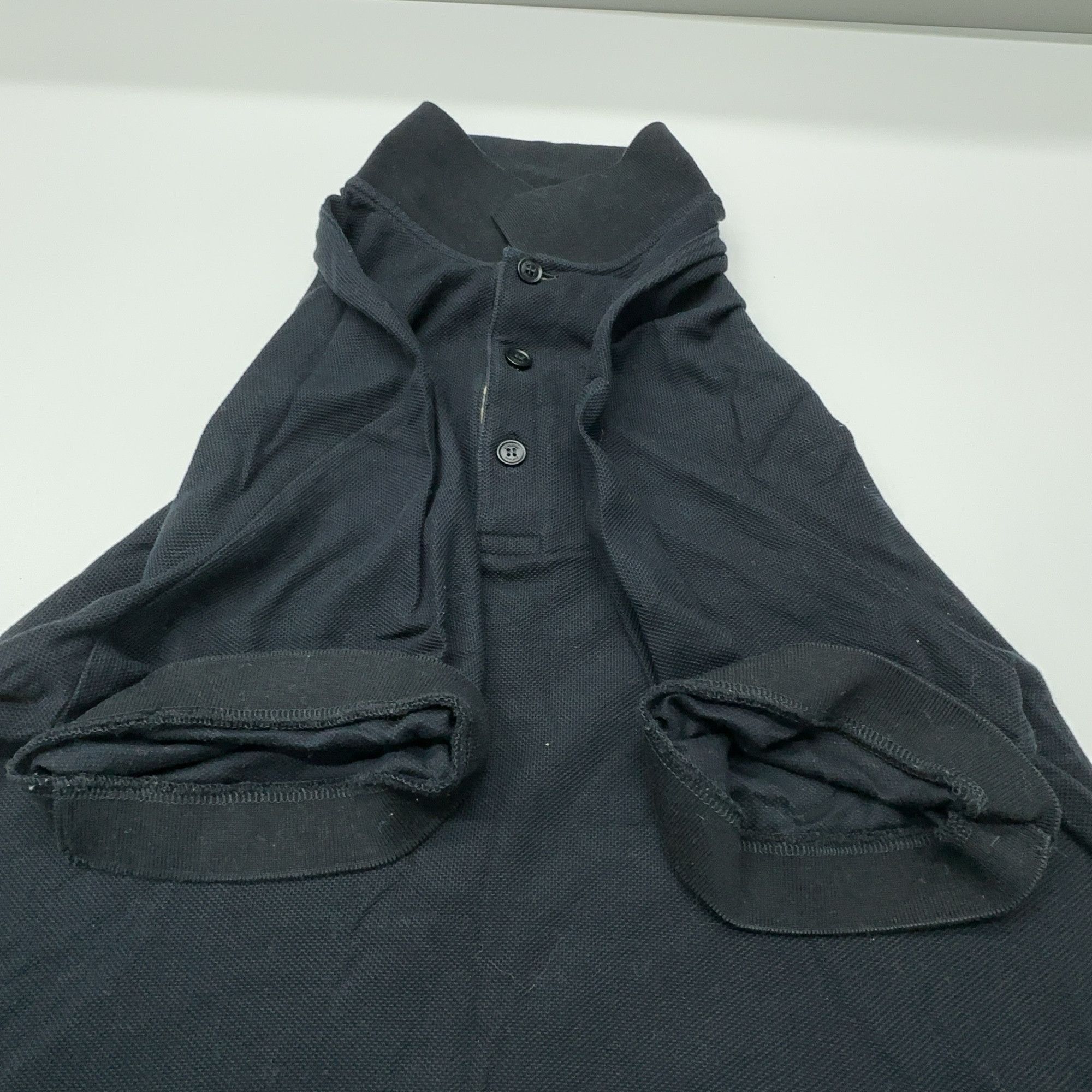 Burberry Burberry Logo Black Polo Shirt Size M Size US M / EU 48-50 / 2 - 7 Thumbnail