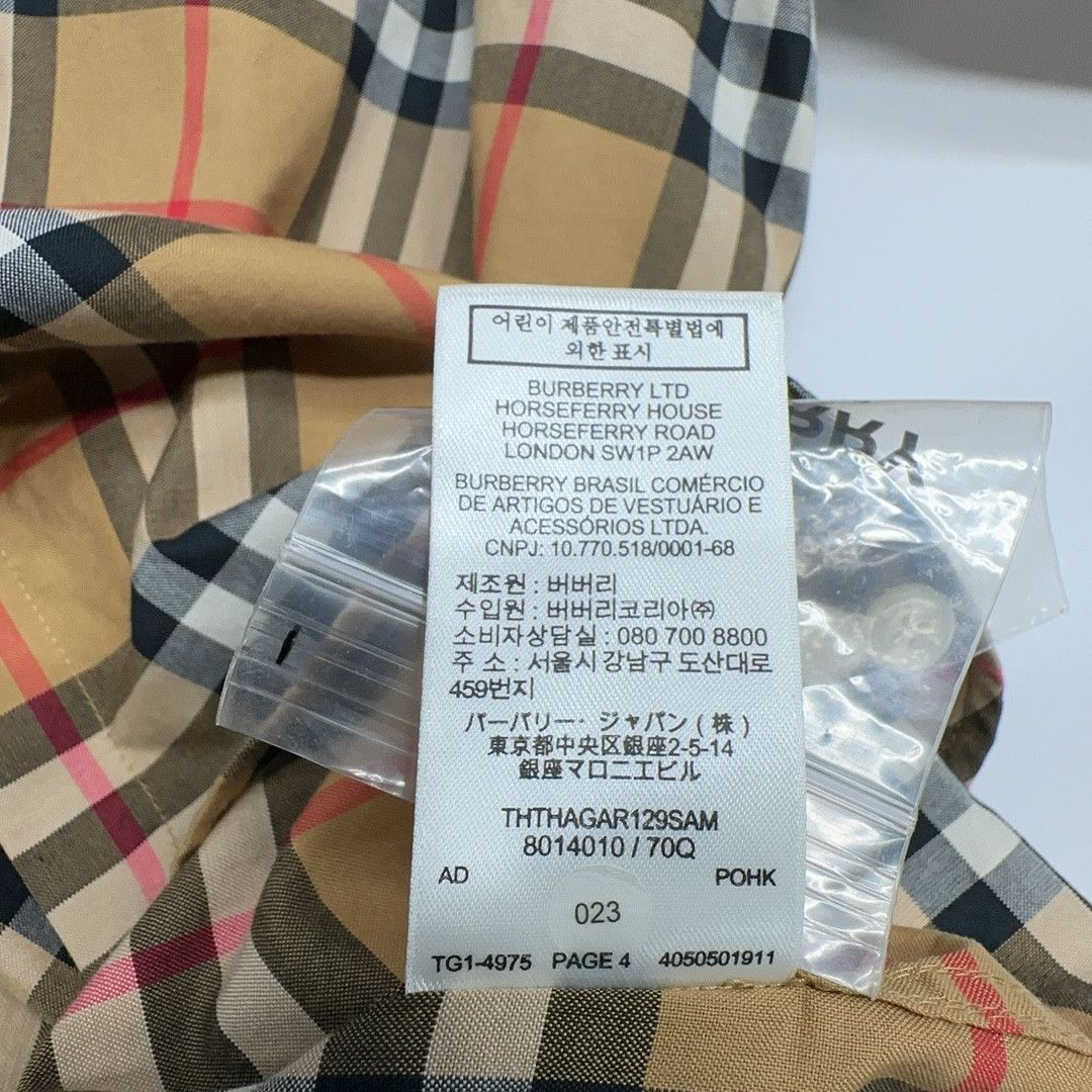Burberry Burberry Check Print Button Up Shirt Size US 2 Size XS / US 0-2 / IT 36-38 - 4 Thumbnail
