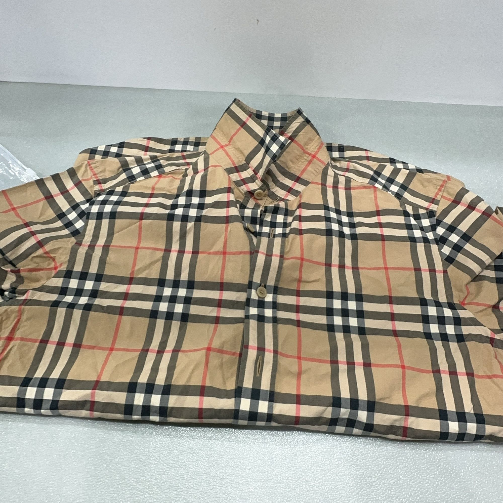 Burberry Burberry Iconic Check Long Sleeve Shirt Size L Size US L / EU 52-54 / 3 - 6 Thumbnail