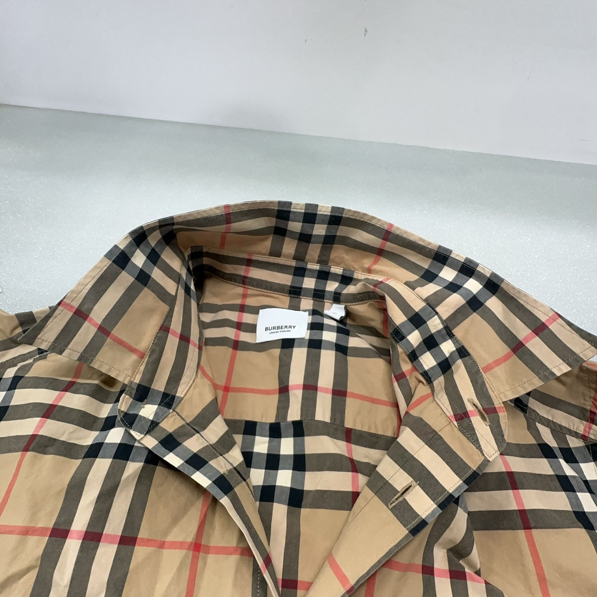 Burberry Burberry Iconic Check Long Sleeve Shirt Size L Size US L / EU 52-54 / 3 - 5 Thumbnail