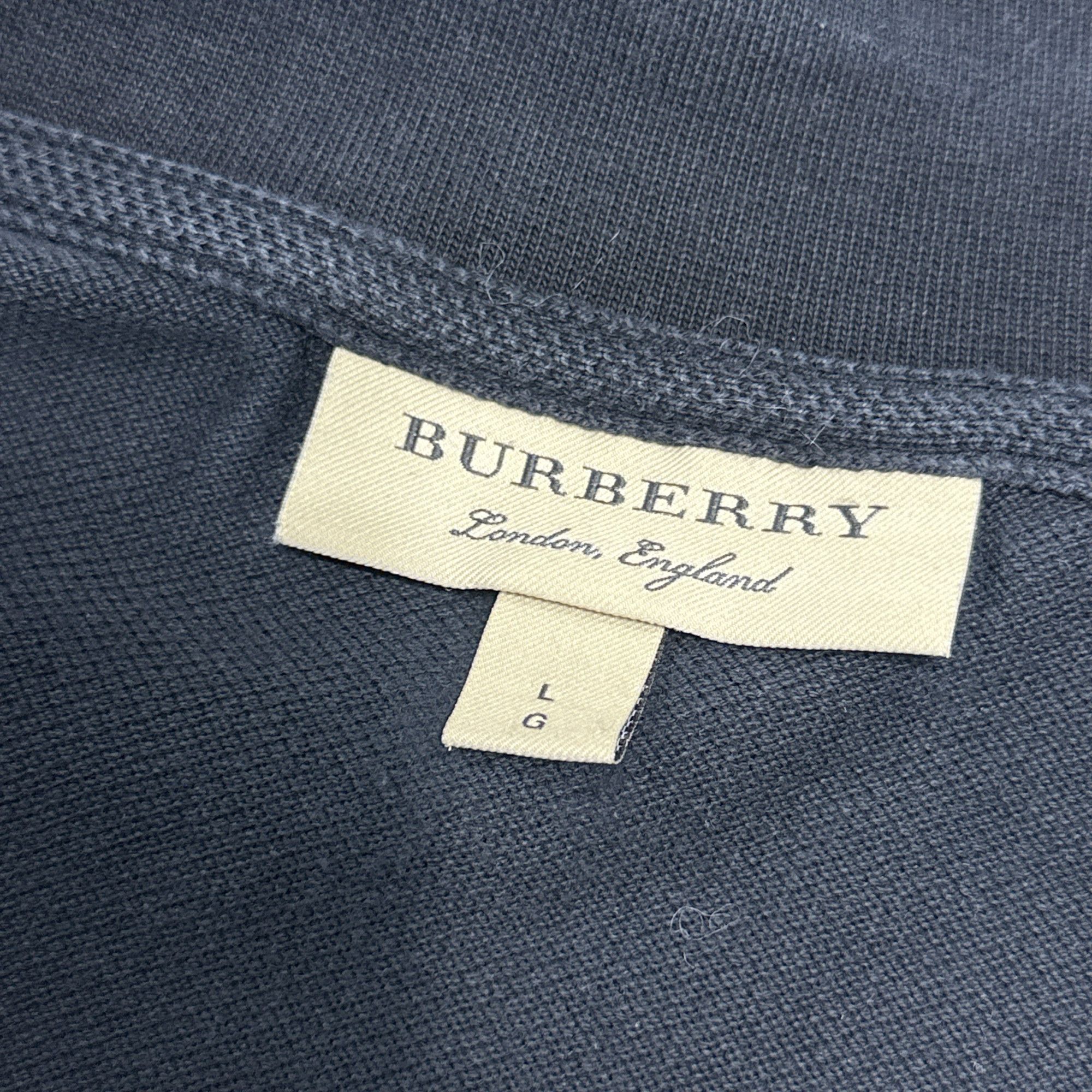 Burberry Burberry Long Sleeve Polo Shirt Size L Size US L / EU 52-54 / 3 - 3 Thumbnail