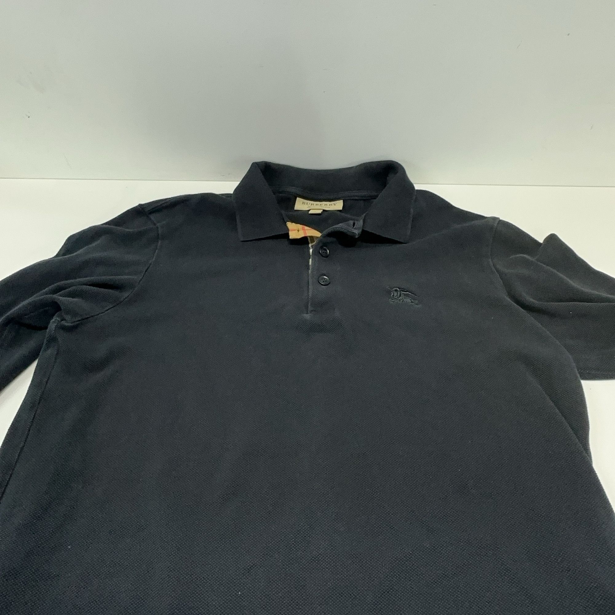 Burberry Burberry Long Sleeve Polo Shirt Size L Size US L / EU 52-54 / 3 - 6 Thumbnail
