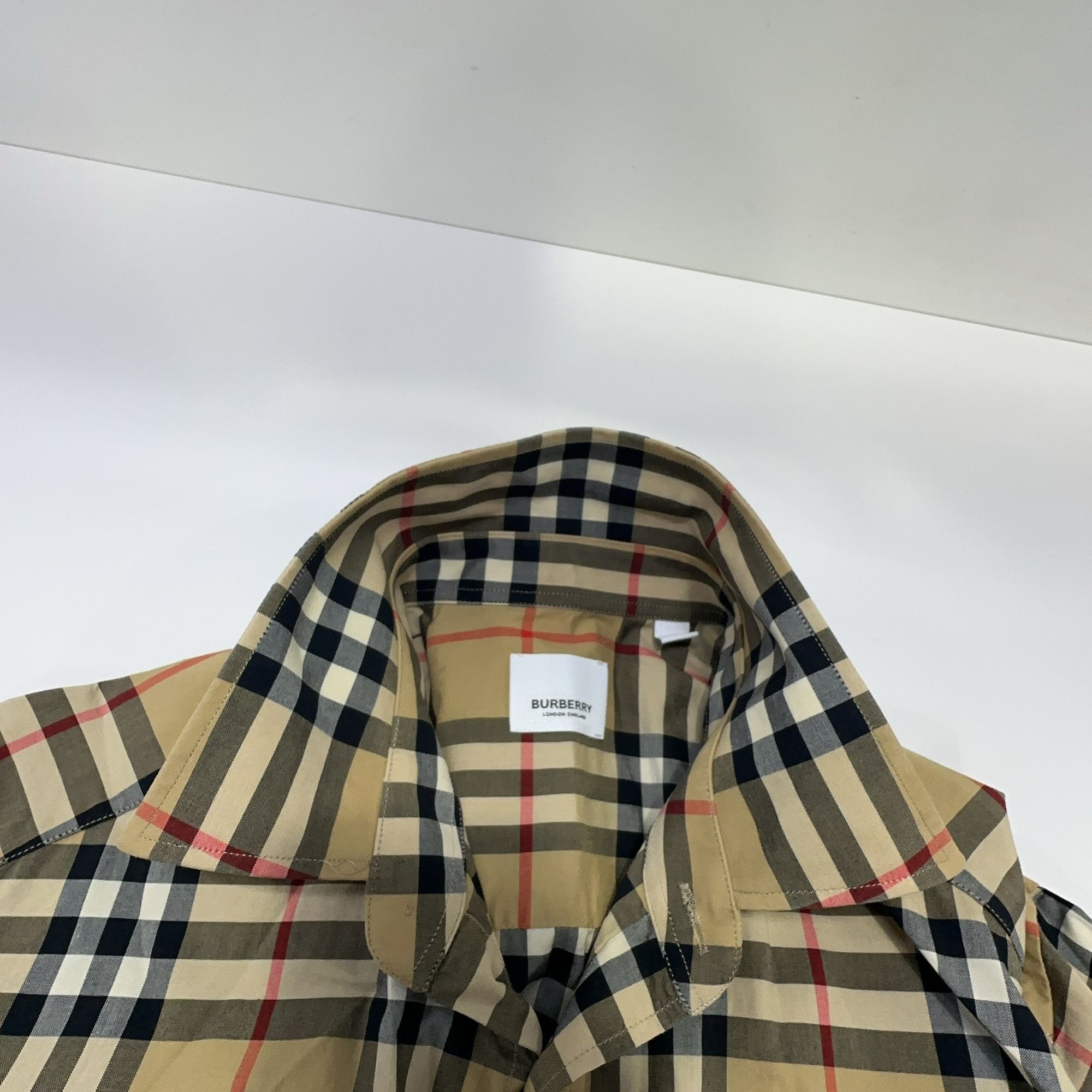 Burberry Burberry Check Cotton Shirt Size S Size US S / EU 44-46 / 1 - 5 Thumbnail