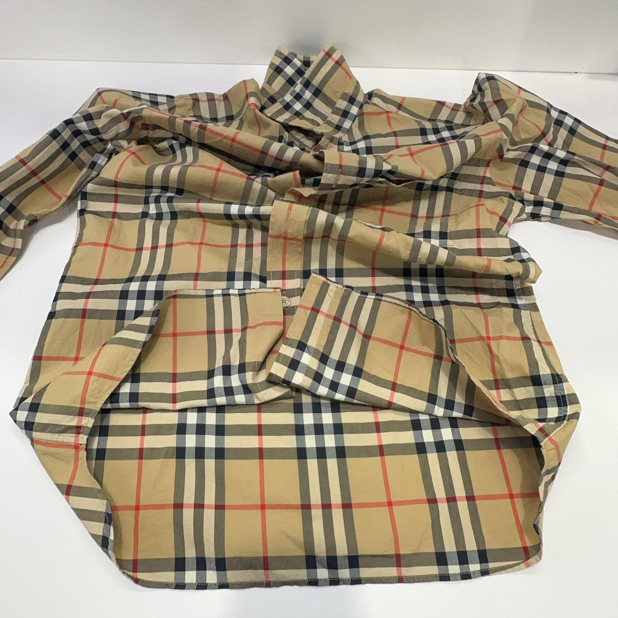 Burberry Burberry Check Cotton Shirt Size S Size US S / EU 44-46 / 1 - 6 Thumbnail