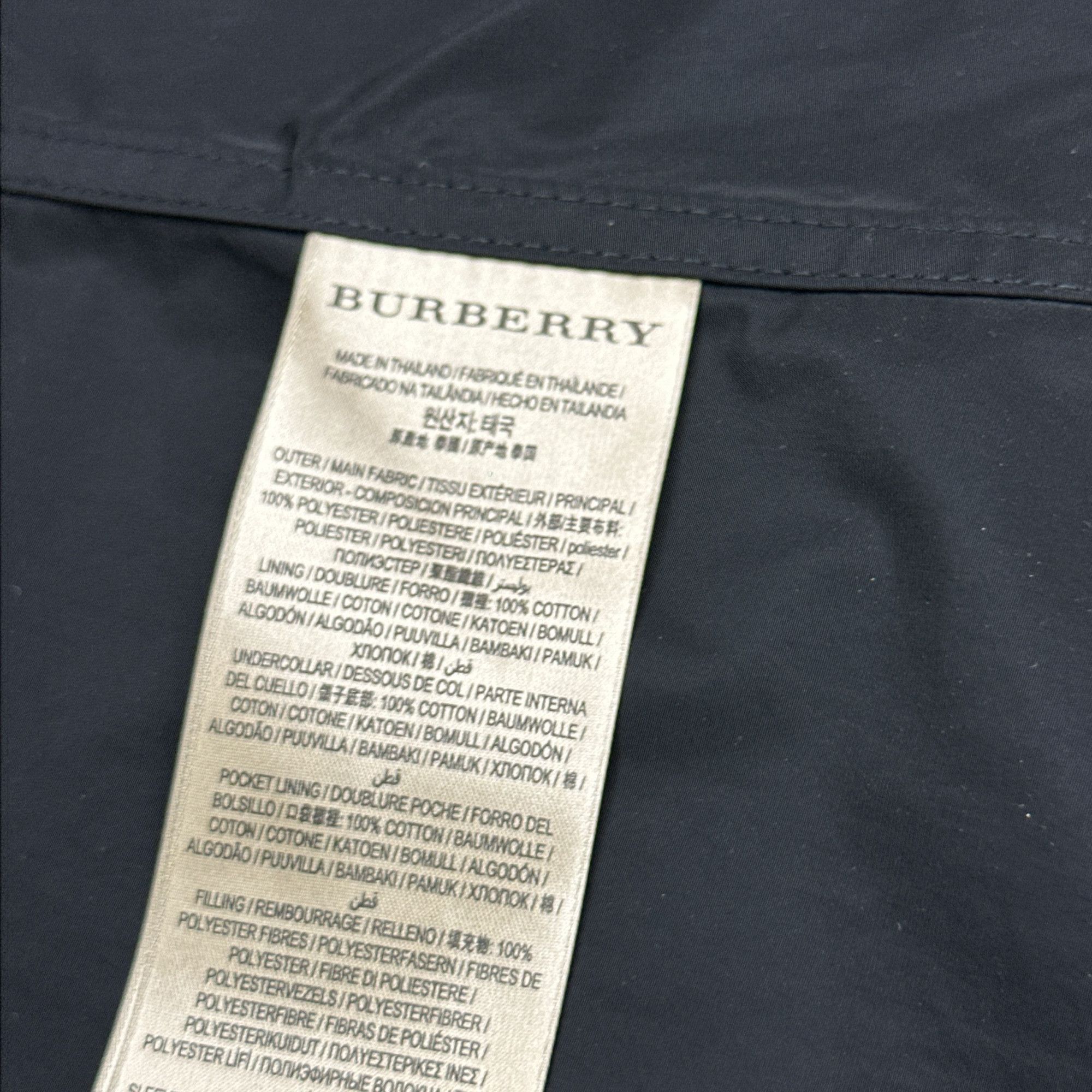Burberry Burberry Check Collar Light Jacket Size L Size US L / EU 52-54 / 3 - 5 Thumbnail