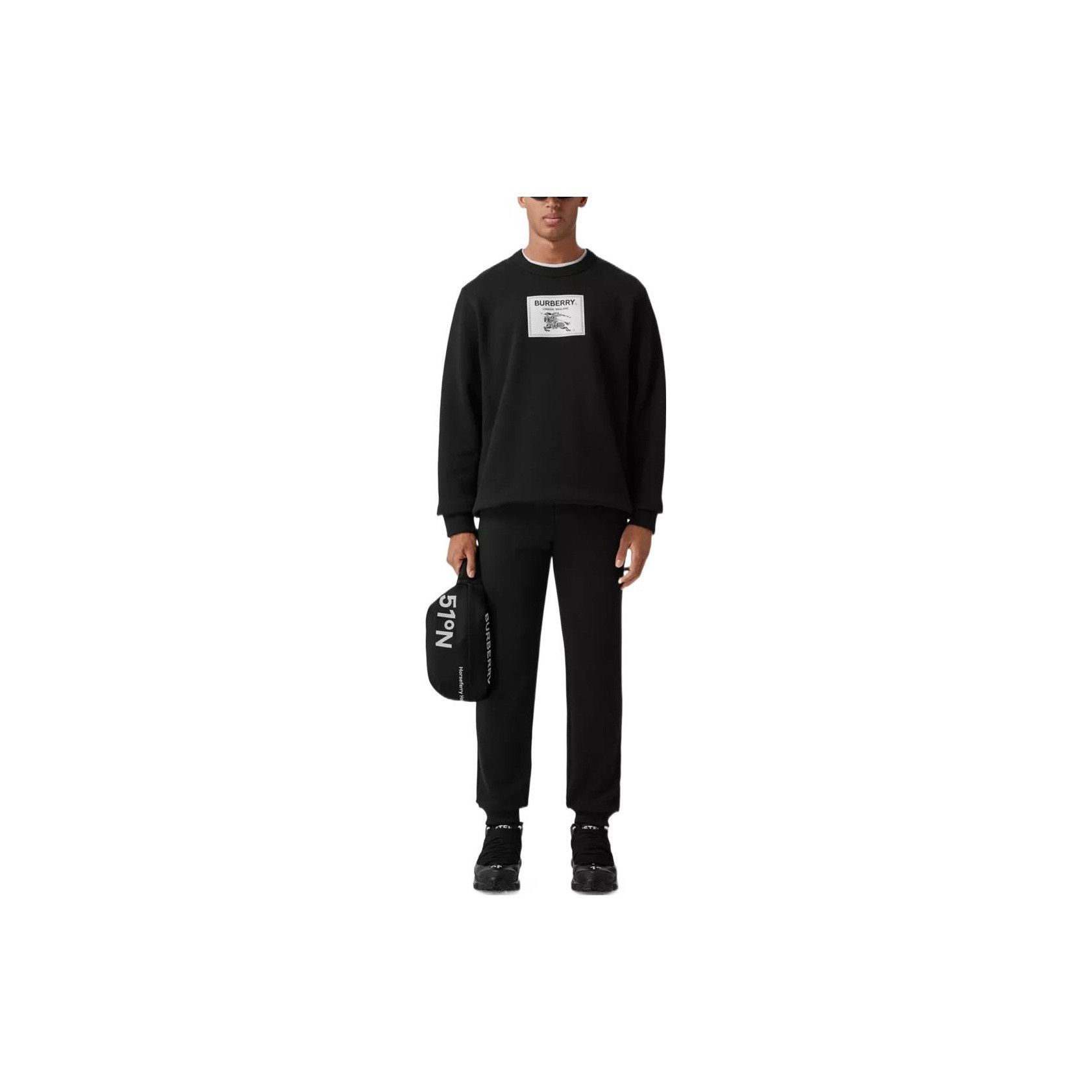Burberry Burberry Logo Patch Sweatpants Black Size XL Size US 36 / EU 52 - 11 Thumbnail