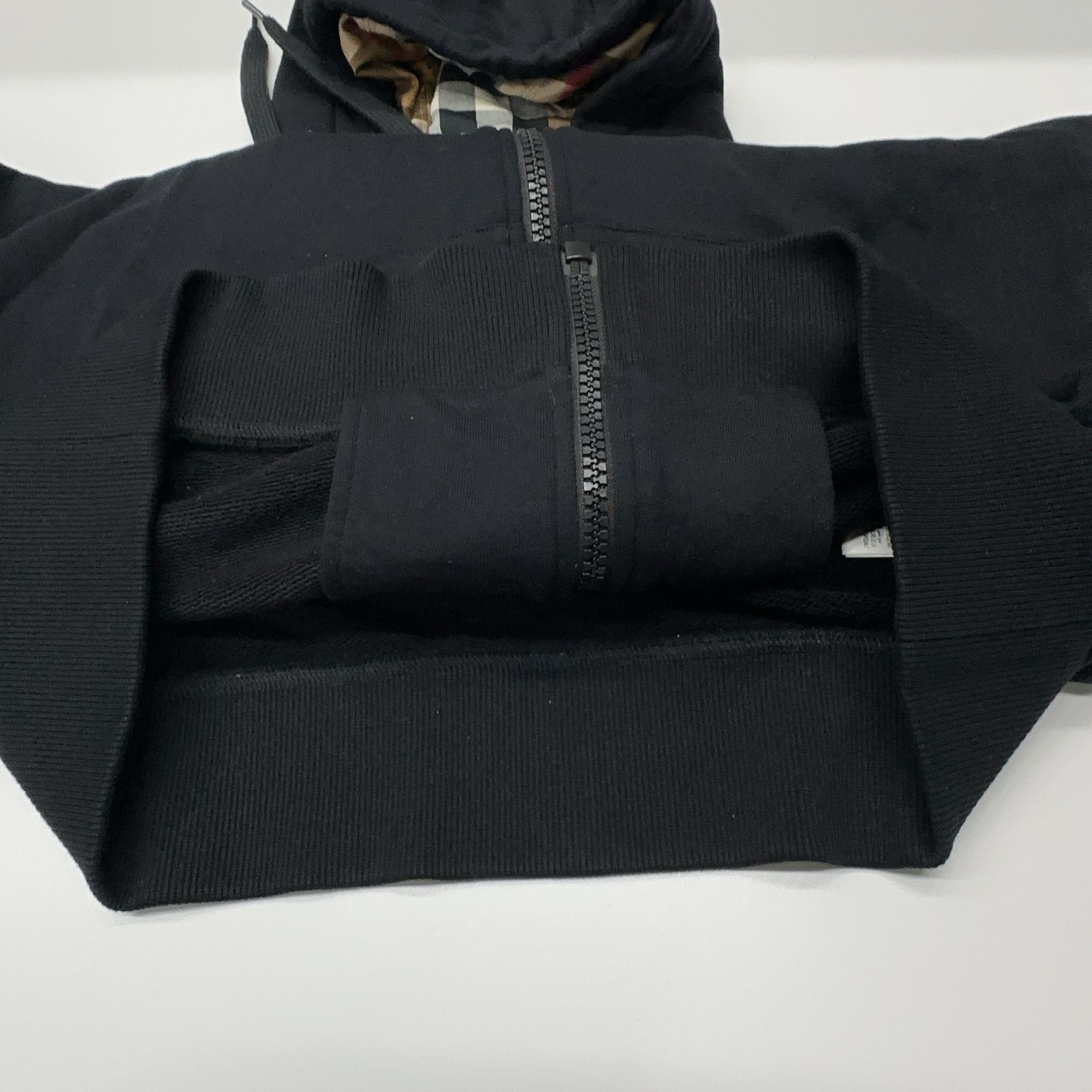 Burberry Burberry Check Lined Zip Up Hoodie Size S Size US S / EU 44-46 / 1 - 7 Thumbnail