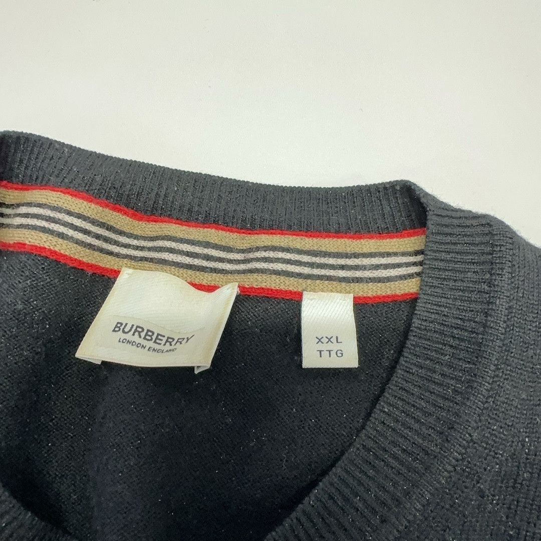 Burberry Burberry Striped Trim Sweater Size XXL Size US XXL / EU 58 / 5 - 4 Thumbnail