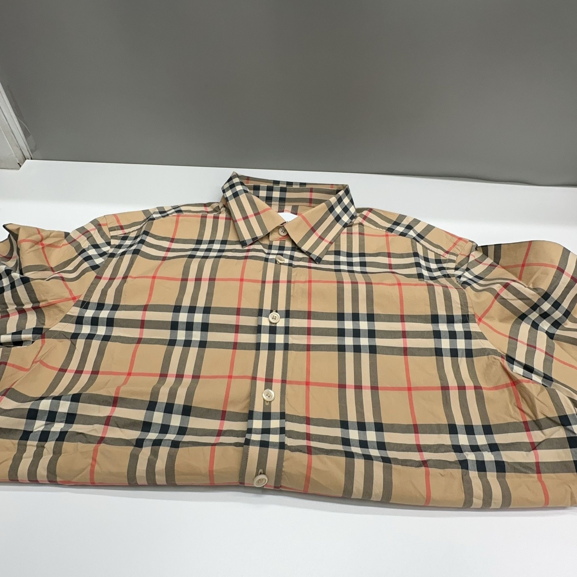 Burberry Burberry Check Long Sleeve Shirt XL Size US XL / EU 56 / 4 - 7 Thumbnail