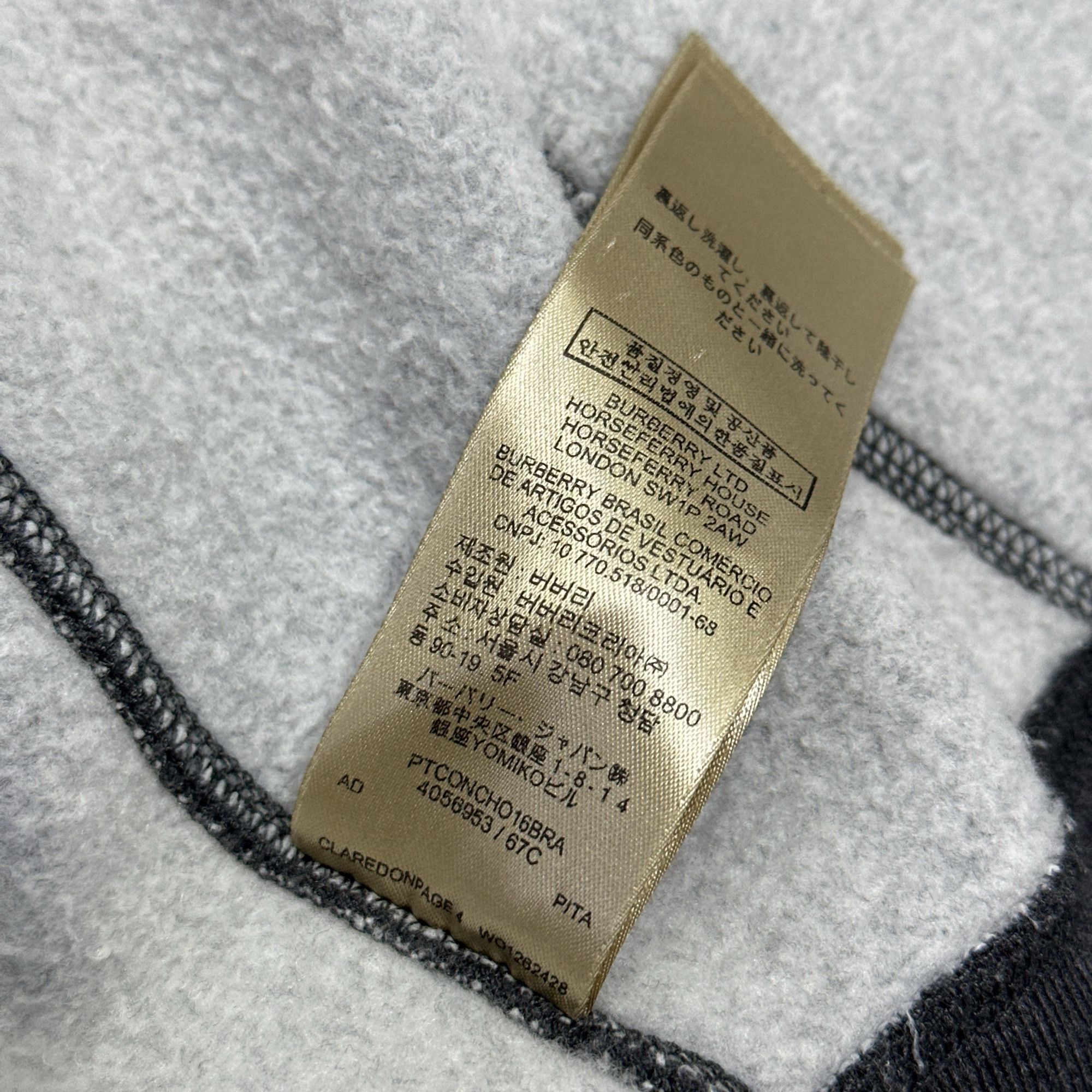 Burberry Burberry Horse Embroidery Zip Hoodie US L Size US L / EU 52-54 / 3 - 3 Thumbnail