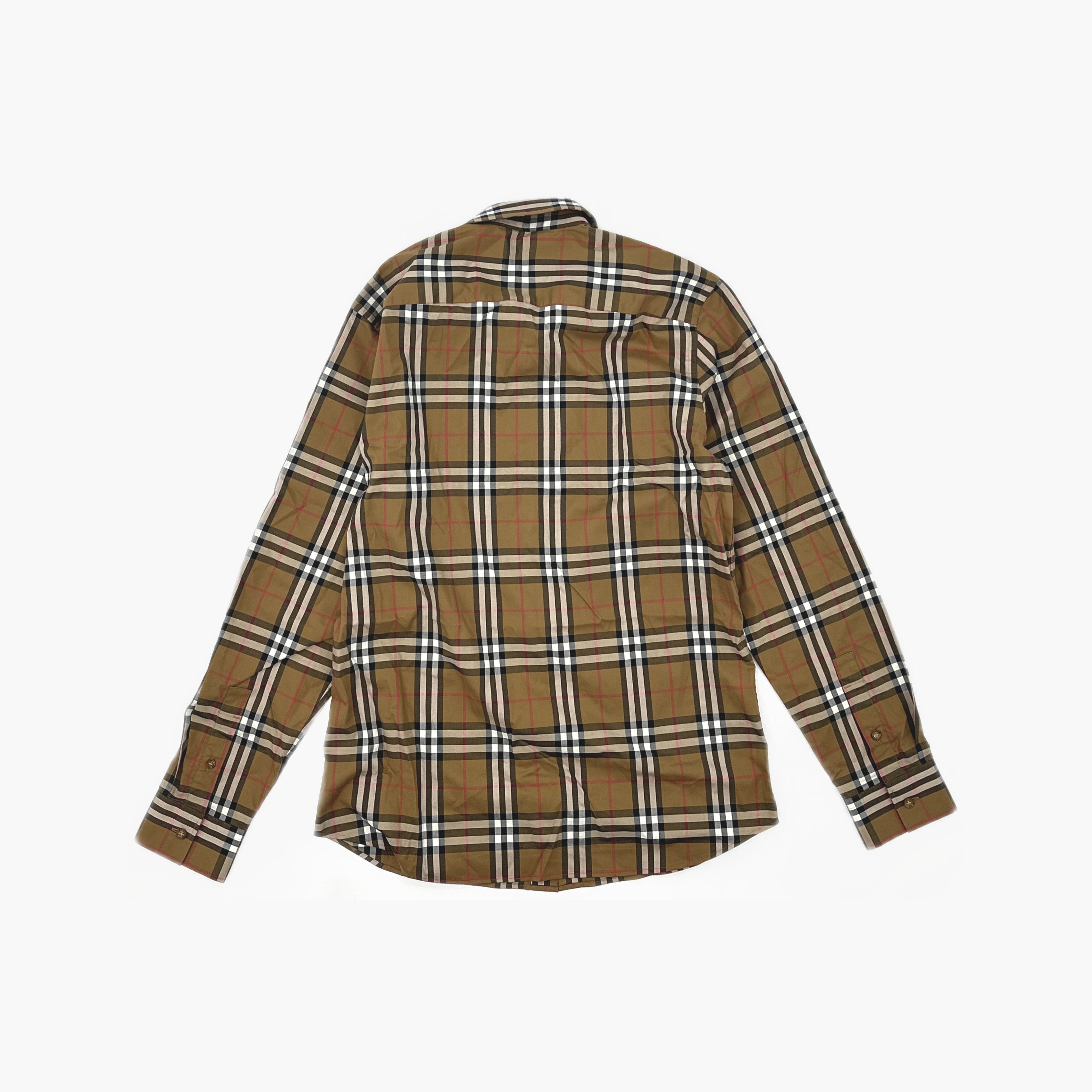 Burberry Burberry Check Long Sleeve Shirt Size M Size US M / EU 48-50 / 2 - 2 Thumbnail