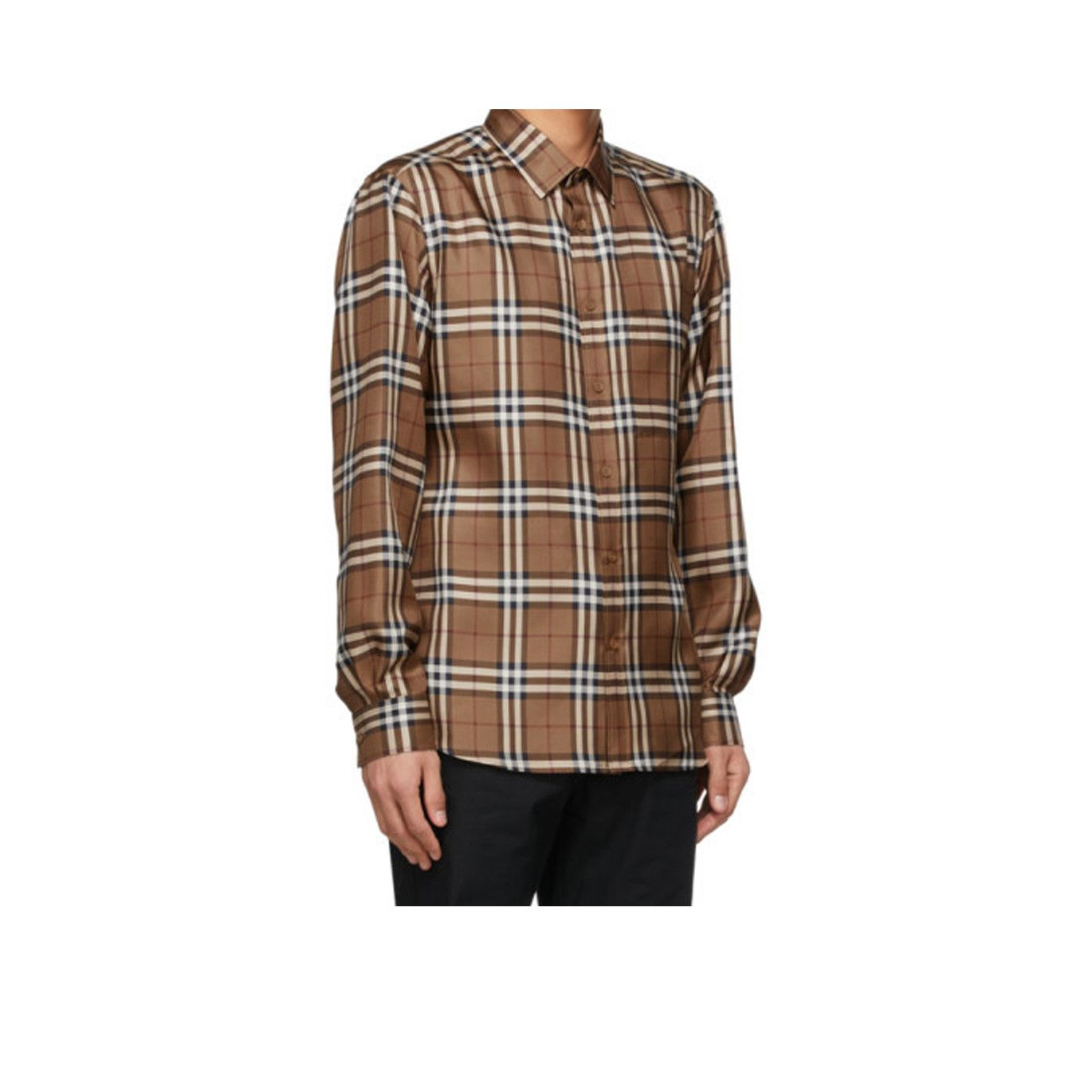 Burberry Burberry Check Long Sleeve Shirt Size M Size US M / EU 48-50 / 2 - 7 Thumbnail