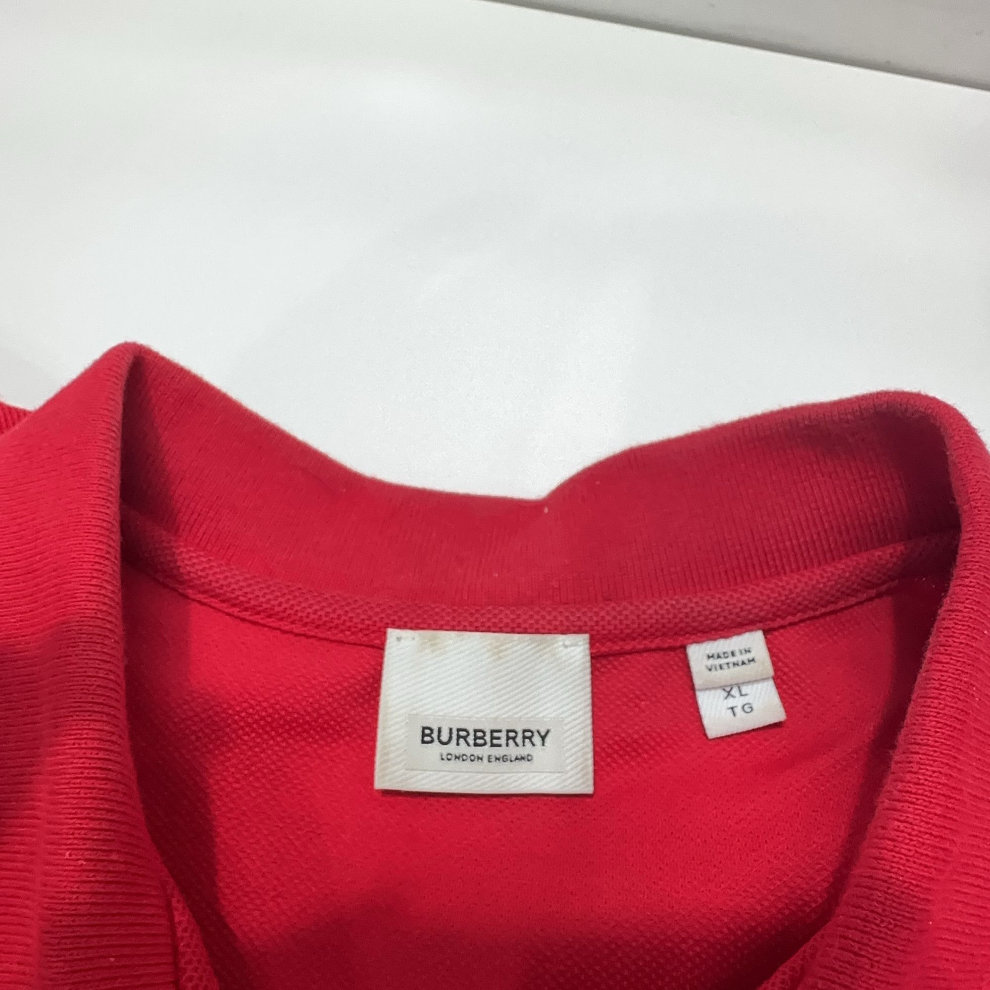 Burberry Burberry Logo Polo Shirt XL Size US XL / EU 56 / 4 - 4 Thumbnail