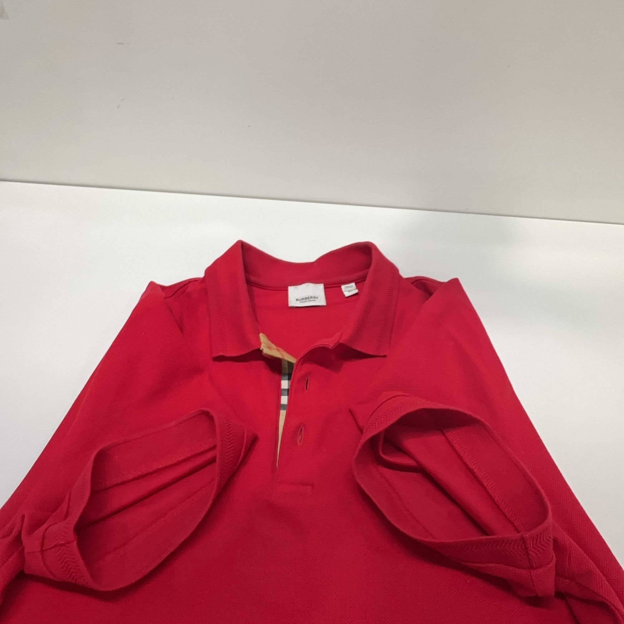 Burberry Burberry Logo Polo Shirt XL Size US XL / EU 56 / 4 - 9 Thumbnail