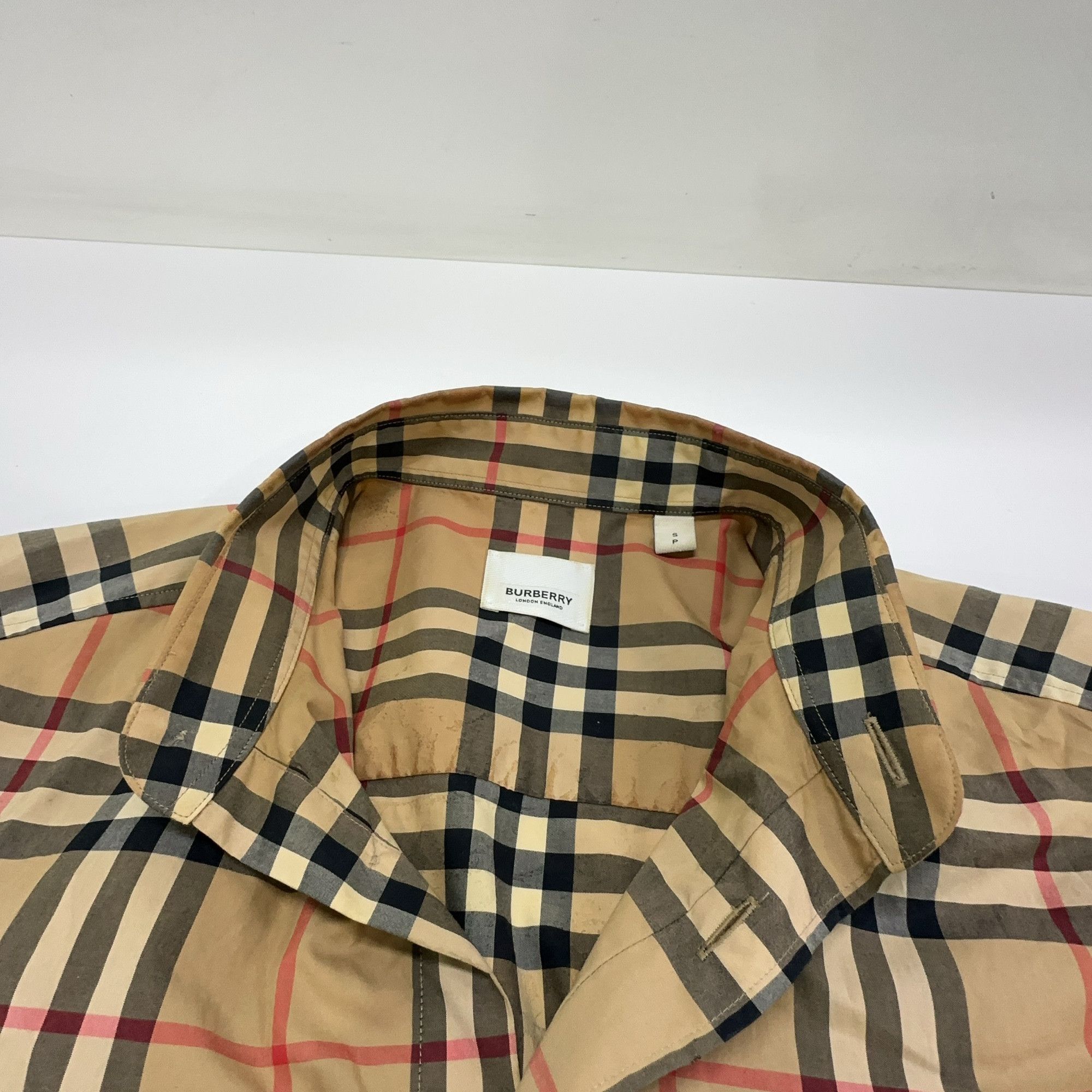 Burberry Burberry Check Print Shirt Size S Size US S / EU 44-46 / 1 - 5 Thumbnail
