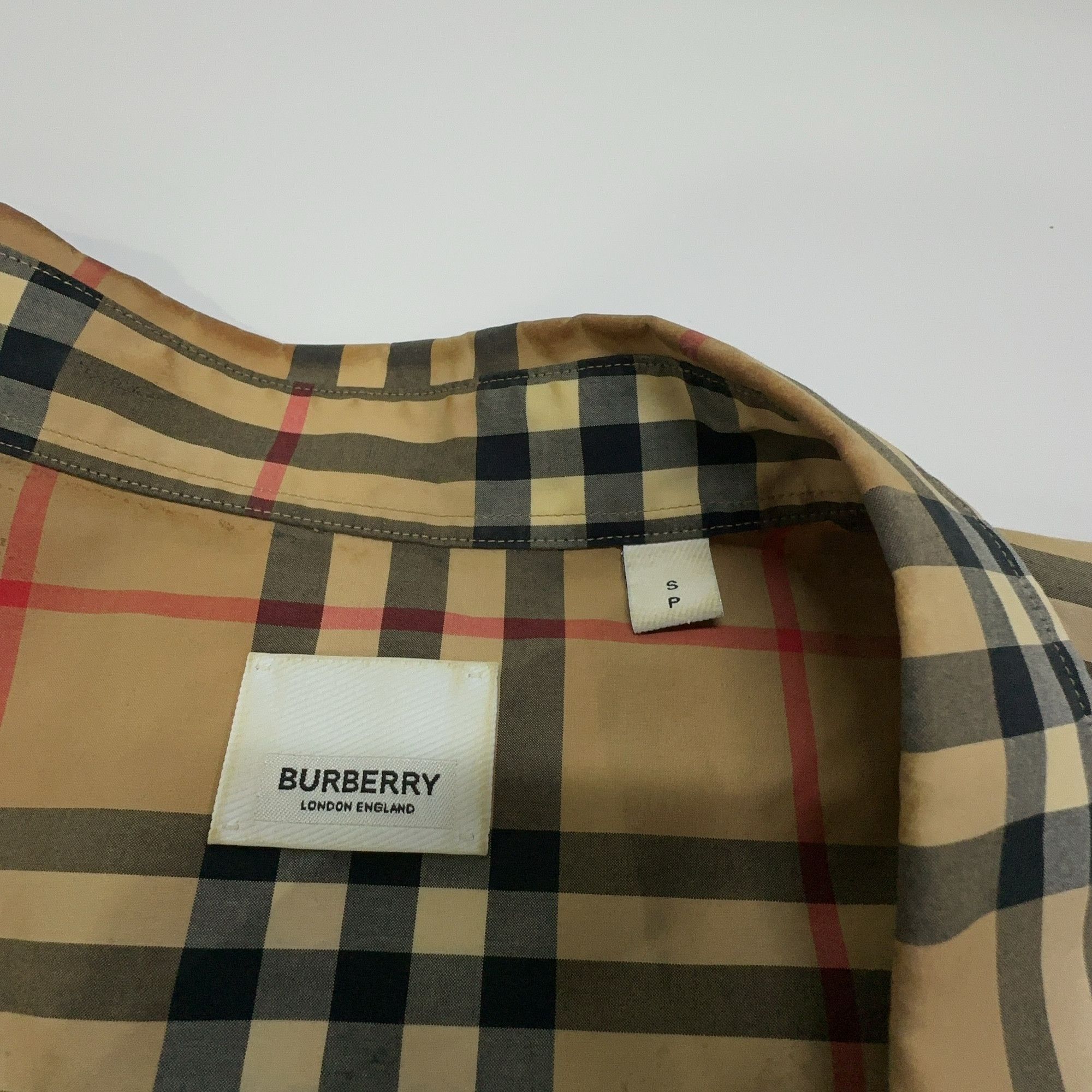 Burberry Burberry Check Print Shirt Size S Size US S / EU 44-46 / 1 - 3 Thumbnail