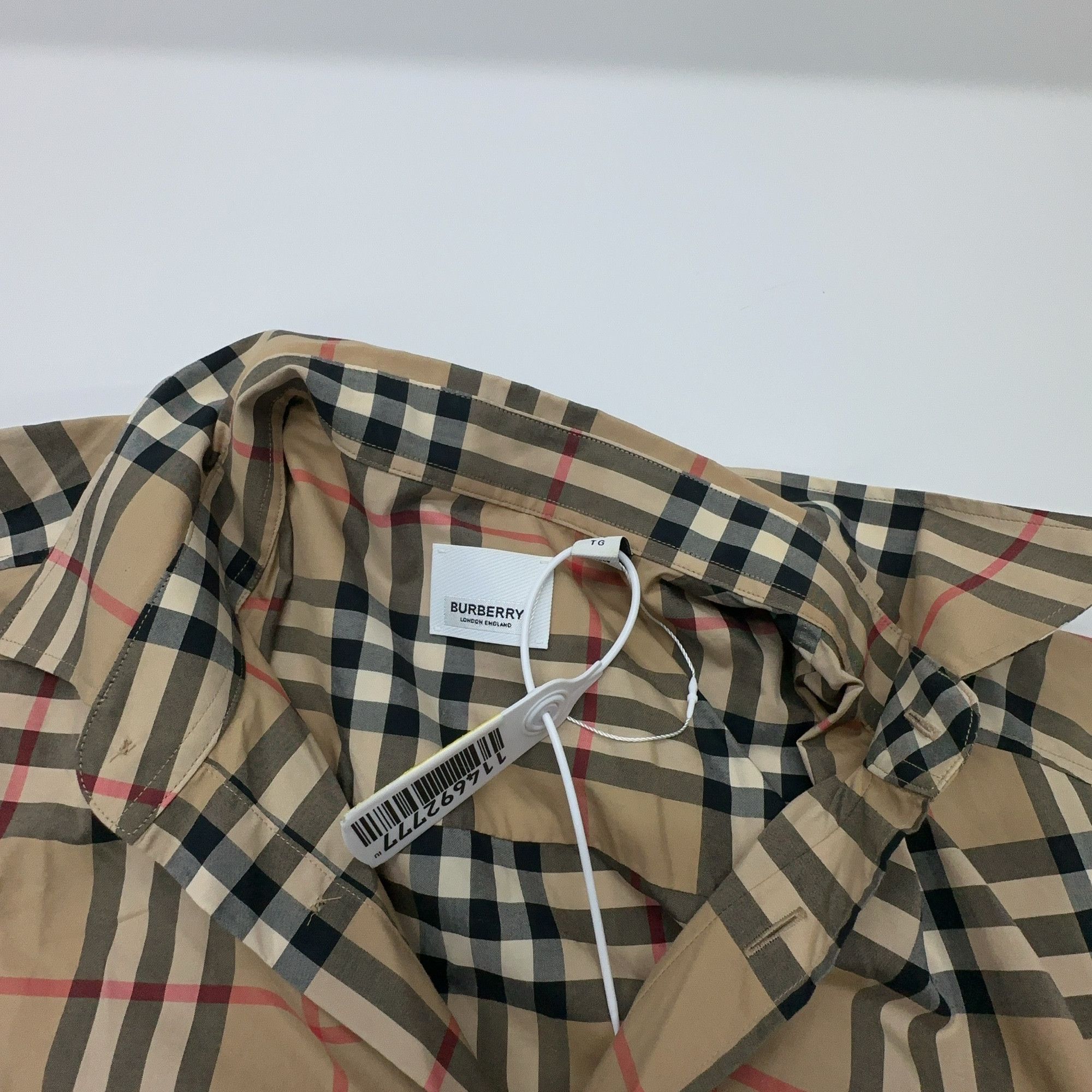 Burberry Burberry Vintage Check Button Up Shirt Size XL Size US XL / EU 56 / 4 - 5 Thumbnail