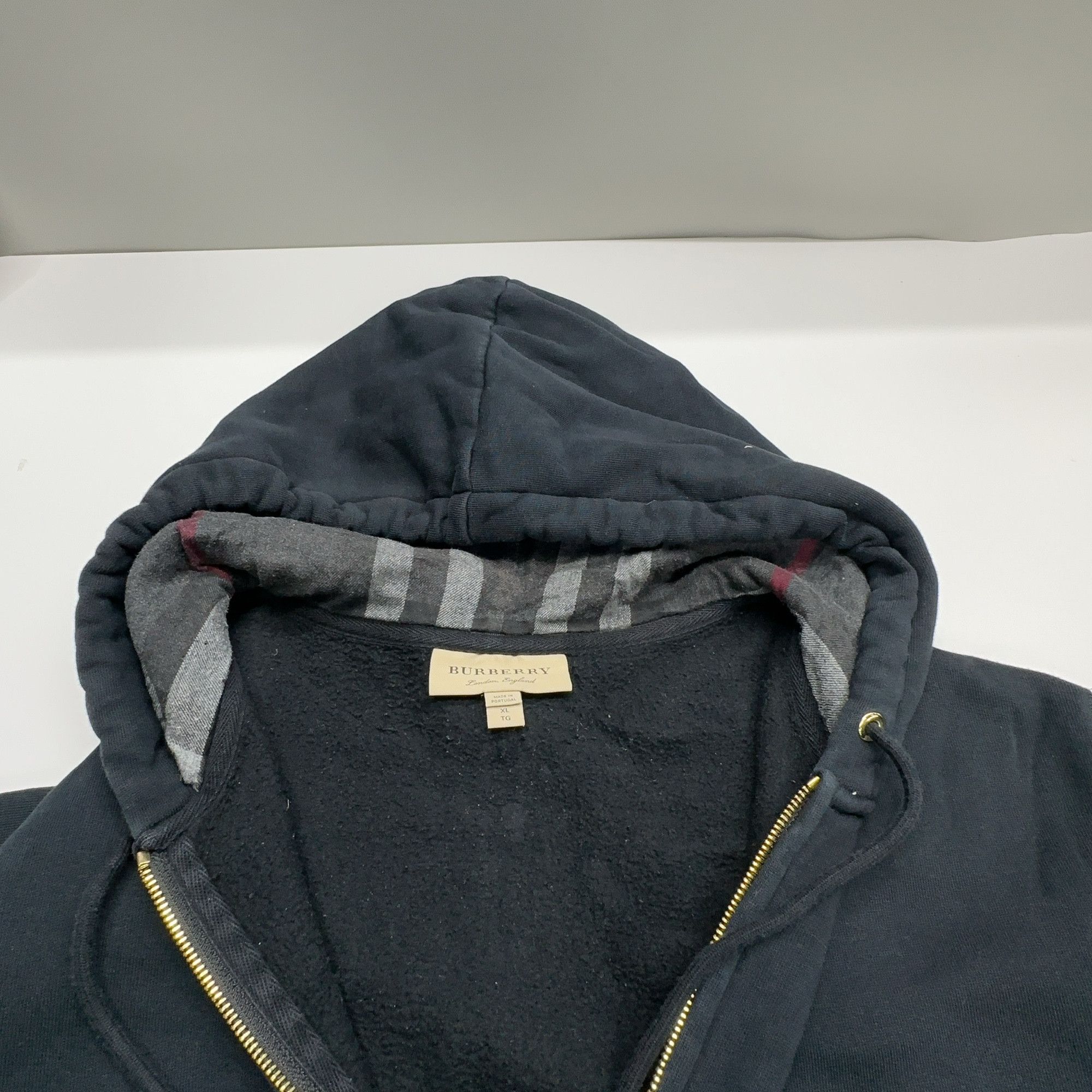 Burberry Burberry Logo Zip-Up Hoodie Size XL Size US XL / EU 56 / 4 - 5 Thumbnail