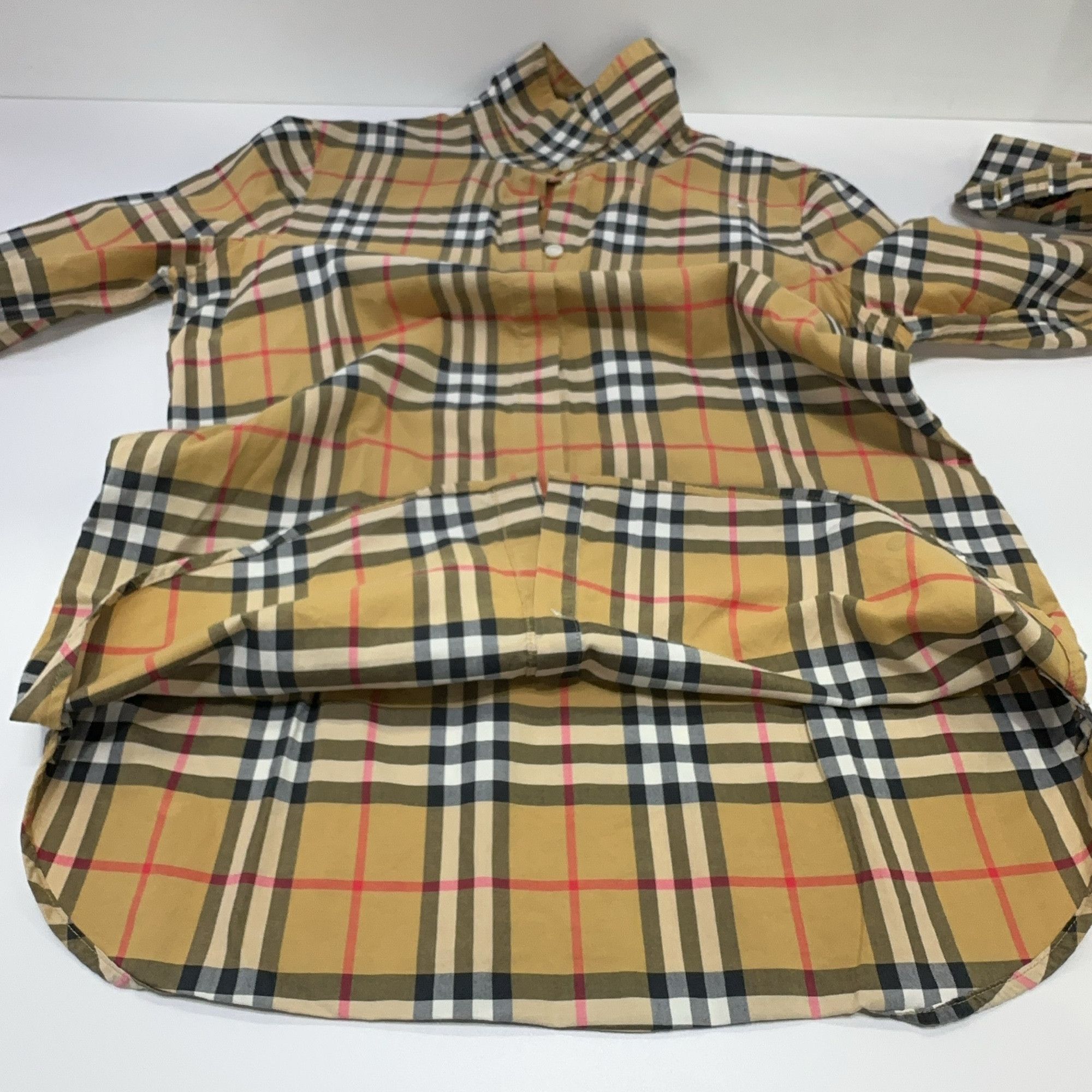 Burberry Burberry Check Cotton Button Up Shirt Size US 2 Size XS / US 0-2 / IT 36-38 - 9 Thumbnail