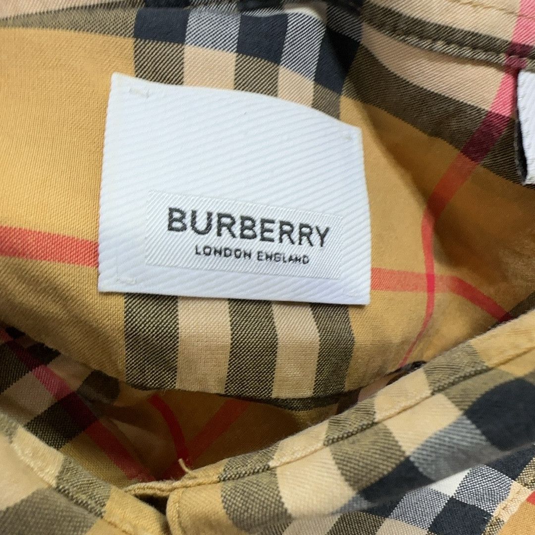 Burberry Burberry Check Cotton Button Up Shirt Size US 2 Size XS / US 0-2 / IT 36-38 - 4 Thumbnail