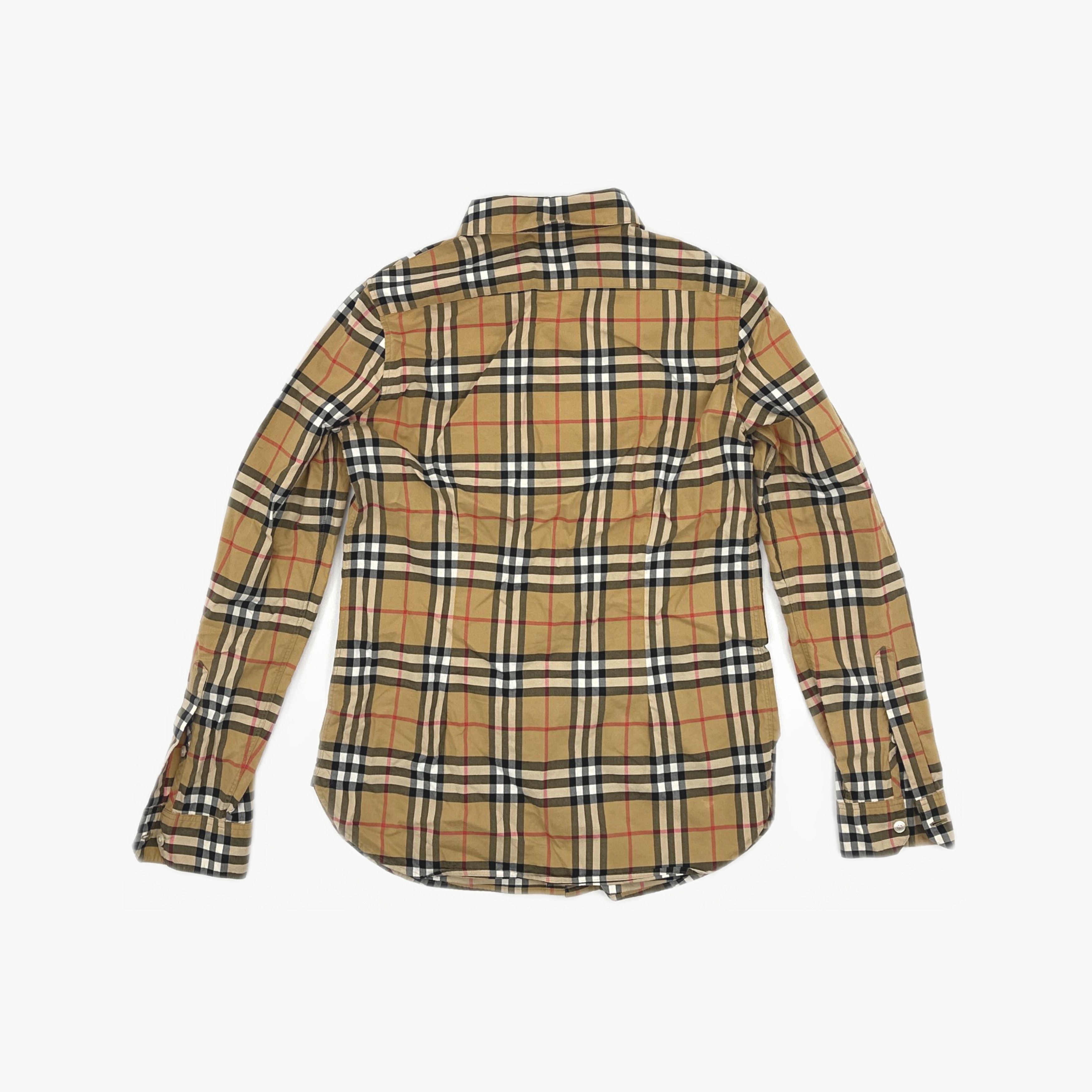 Burberry Burberry Check Cotton Button Up Shirt Size US 2 Size XS / US 0-2 / IT 36-38 - 2 Thumbnail