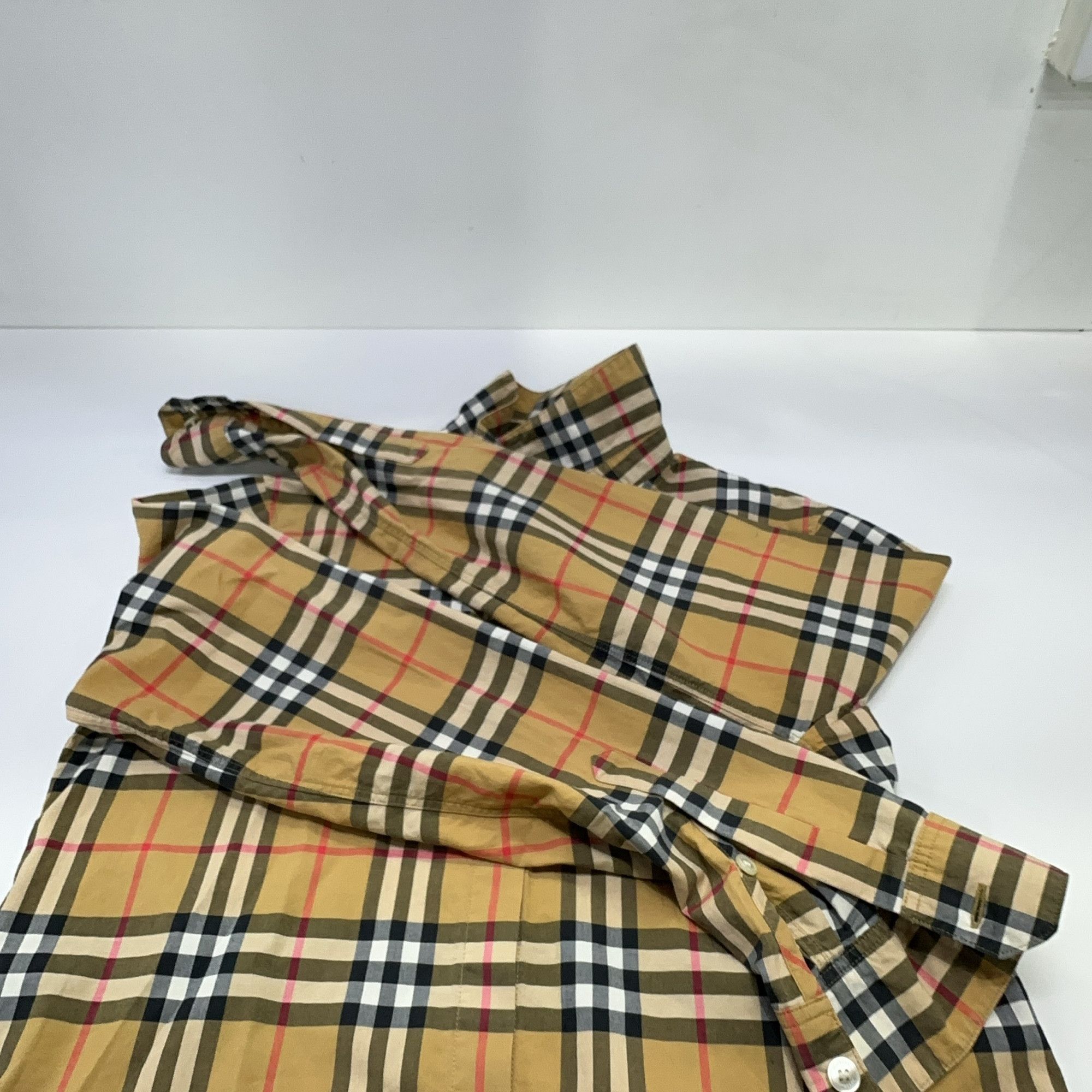 Burberry Burberry Check Cotton Button Up Shirt Size US 2 Size XS / US 0-2 / IT 36-38 - 8 Thumbnail