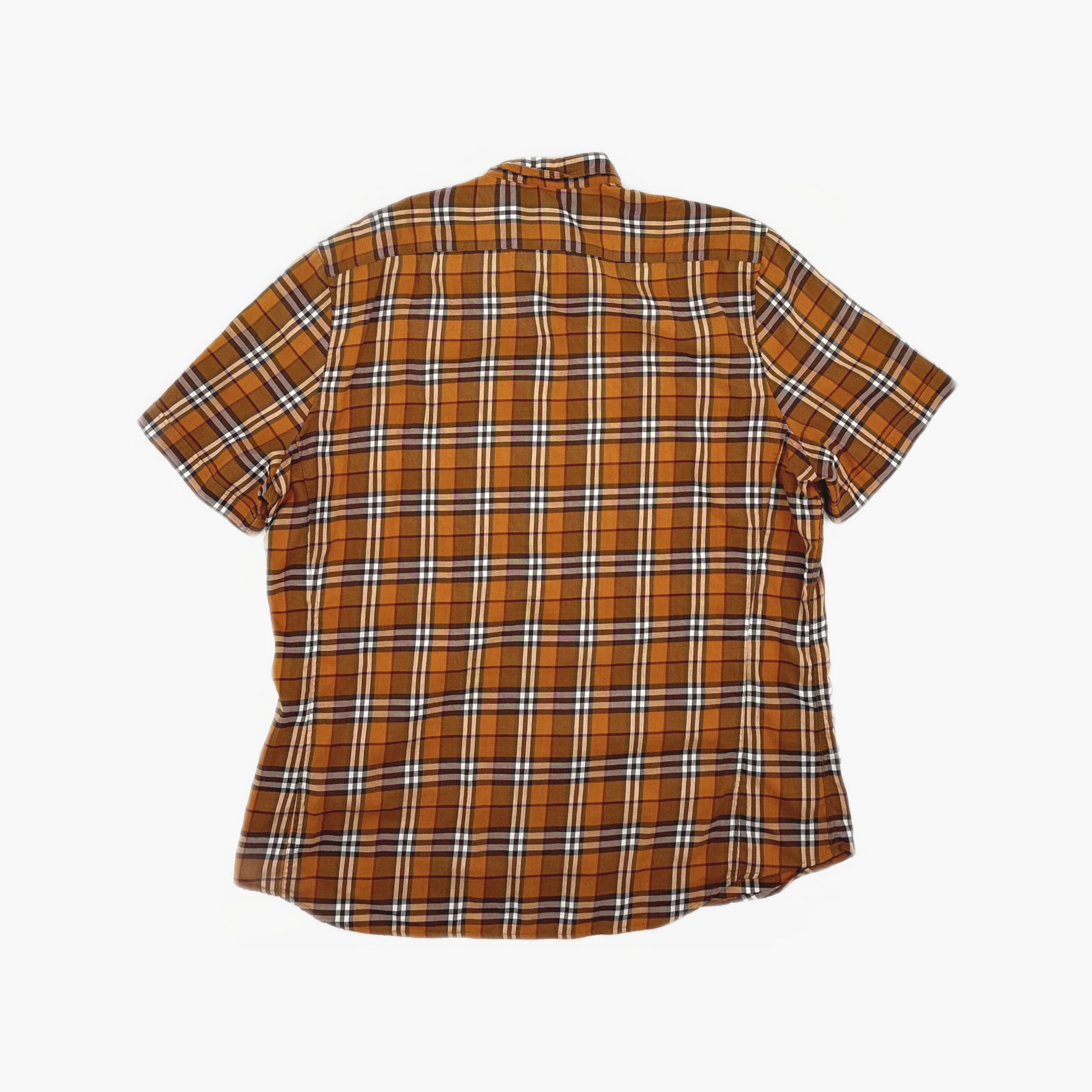Burberry Burberry Brown Check Button Up Shirt XXL Size US XXL / EU 58 / 5 - 2 Thumbnail