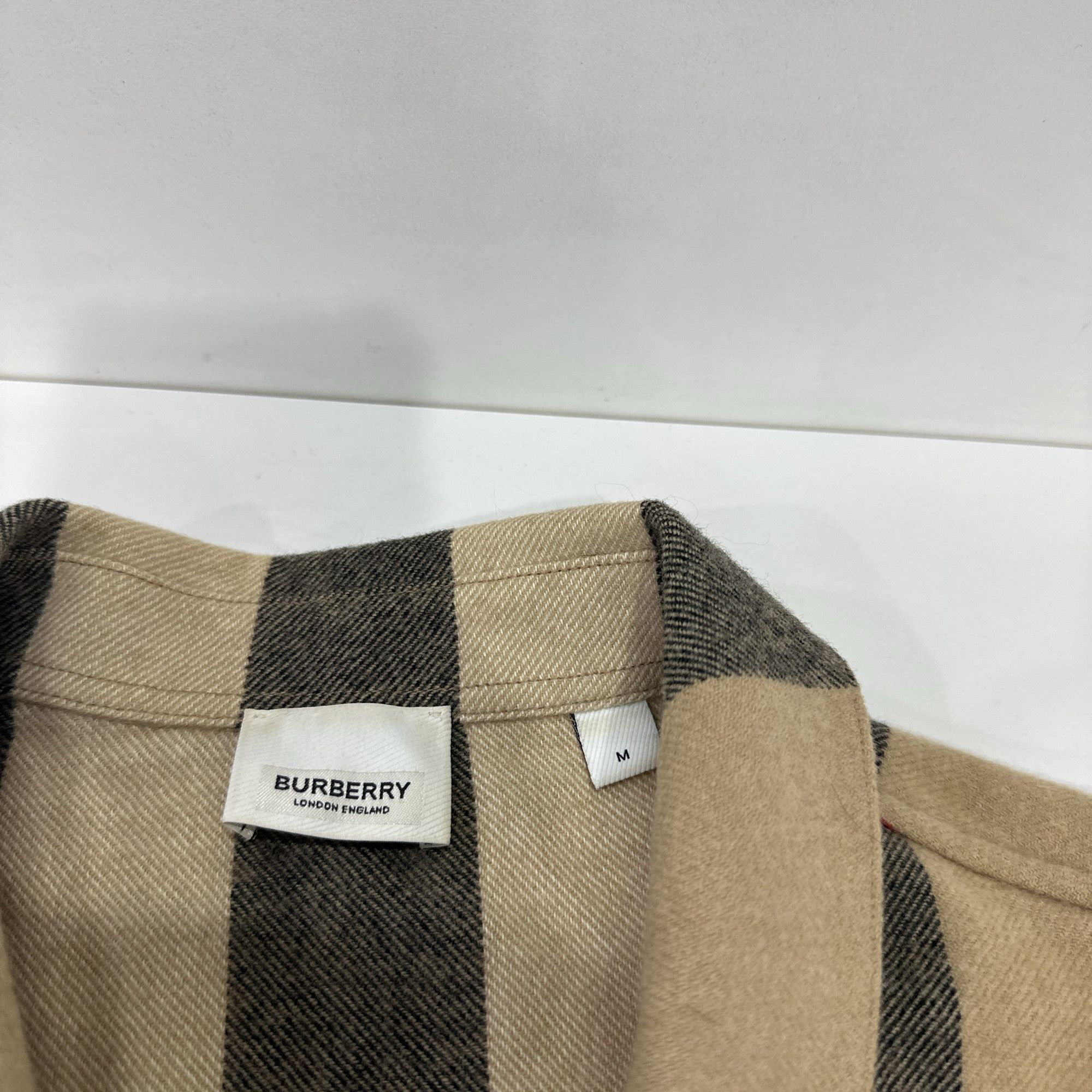 Burberry Burberry Check Wool Zip-Up Jacket Size M Size US M / EU 48-50 / 2 - 3 Thumbnail