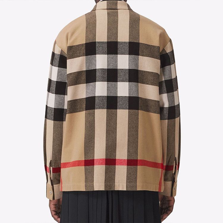 Burberry Burberry Check Wool Zip-Up Jacket Size M Size US M / EU 48-50 / 2 - 11 Thumbnail
