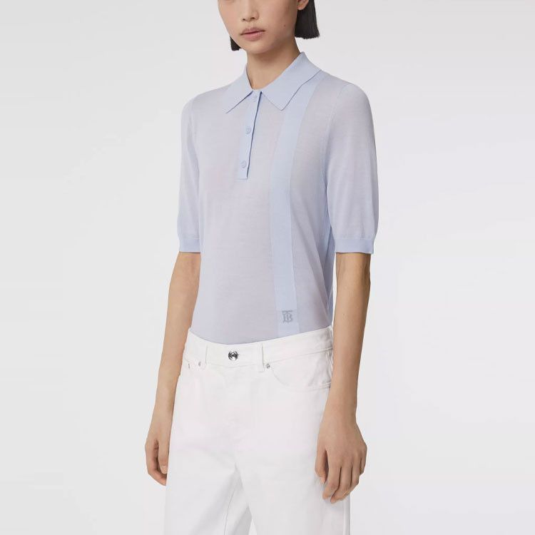 Burberry Burberry Cashmere Blend Polo Shirt Size XS Size XS / US 0-2 / IT 36-38 - 13 Thumbnail