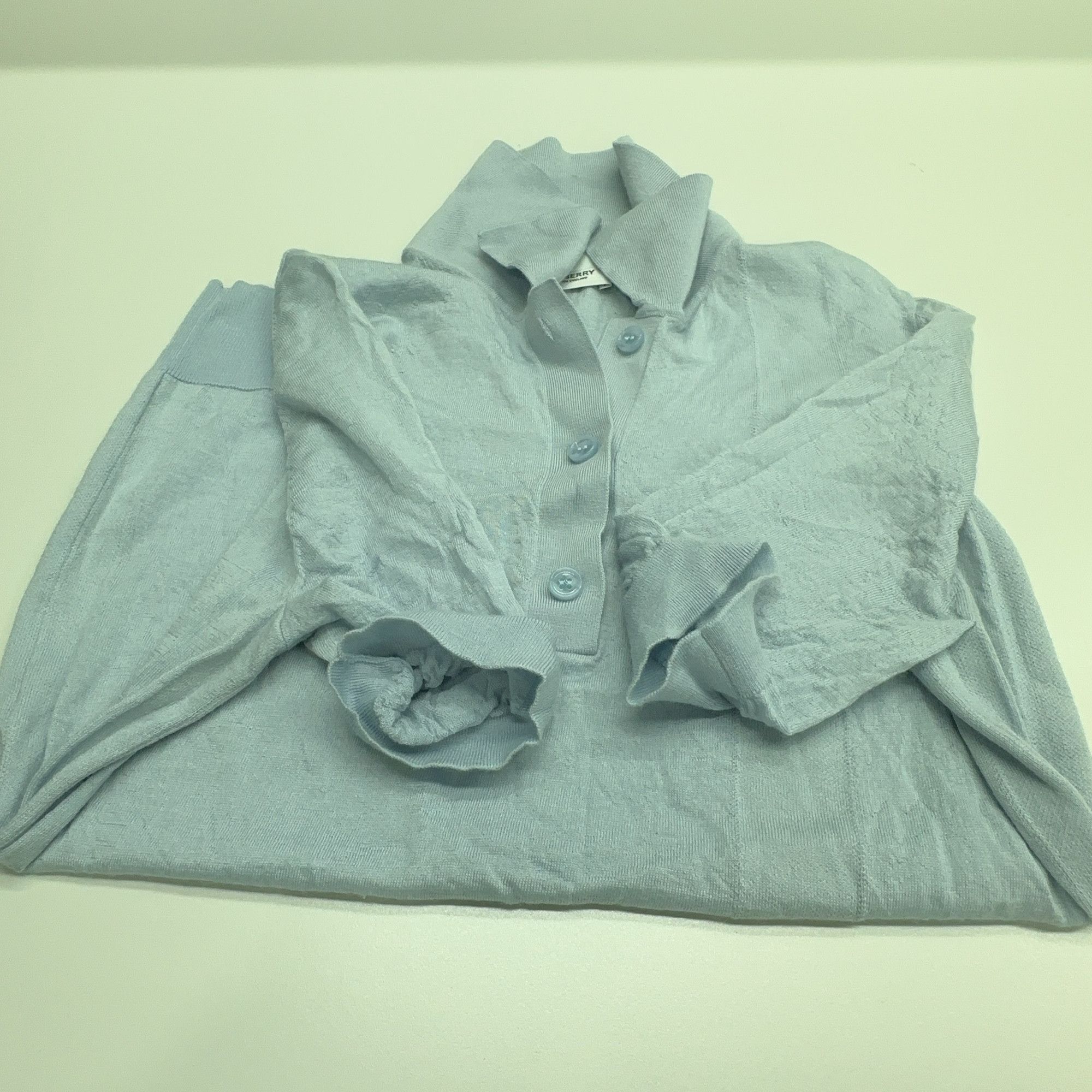 Burberry Burberry Cashmere Blend Polo Shirt Size XS Size XS / US 0-2 / IT 36-38 - 8 Thumbnail