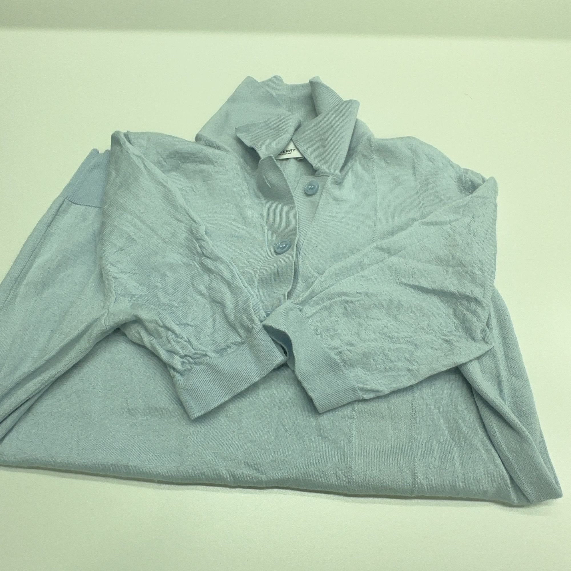 Burberry Burberry Cashmere Blend Polo Shirt Size XS Size XS / US 0-2 / IT 36-38 - 7 Thumbnail