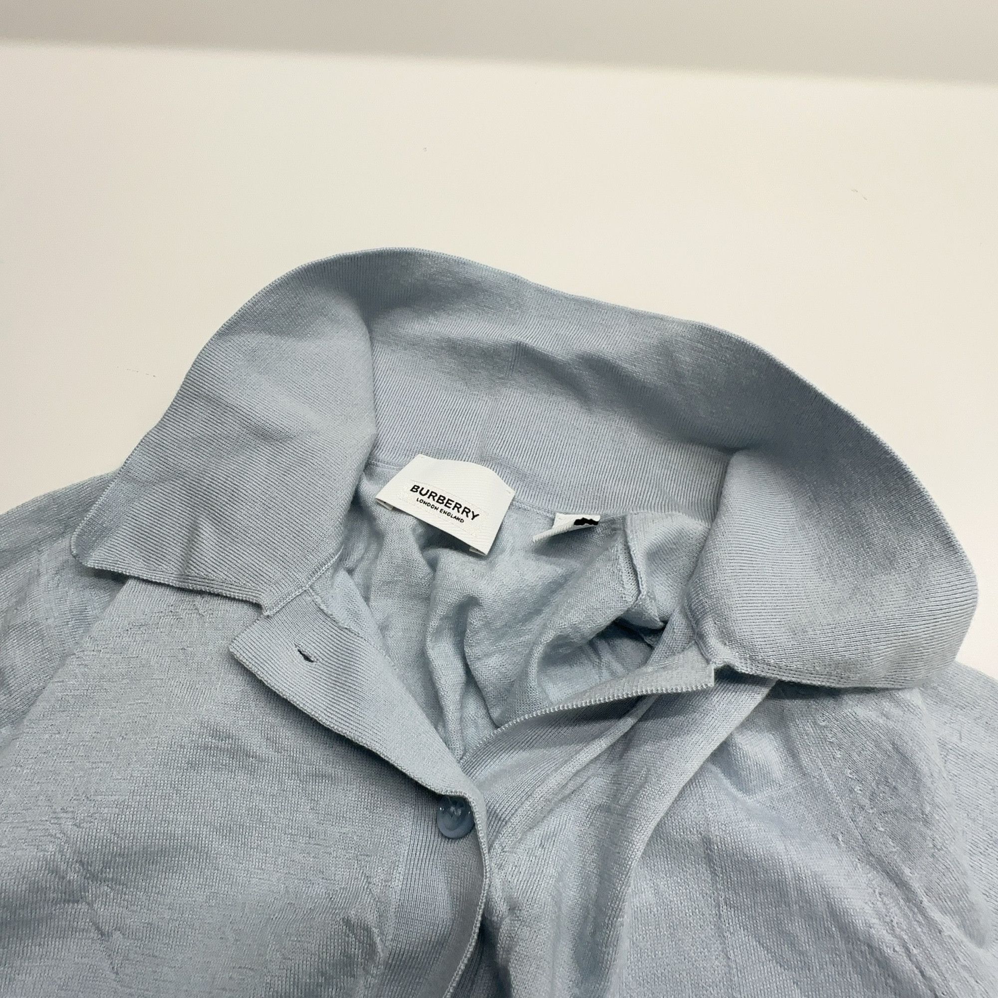 Burberry Burberry Cashmere Blend Polo Shirt Size XS Size XS / US 0-2 / IT 36-38 - 5 Thumbnail