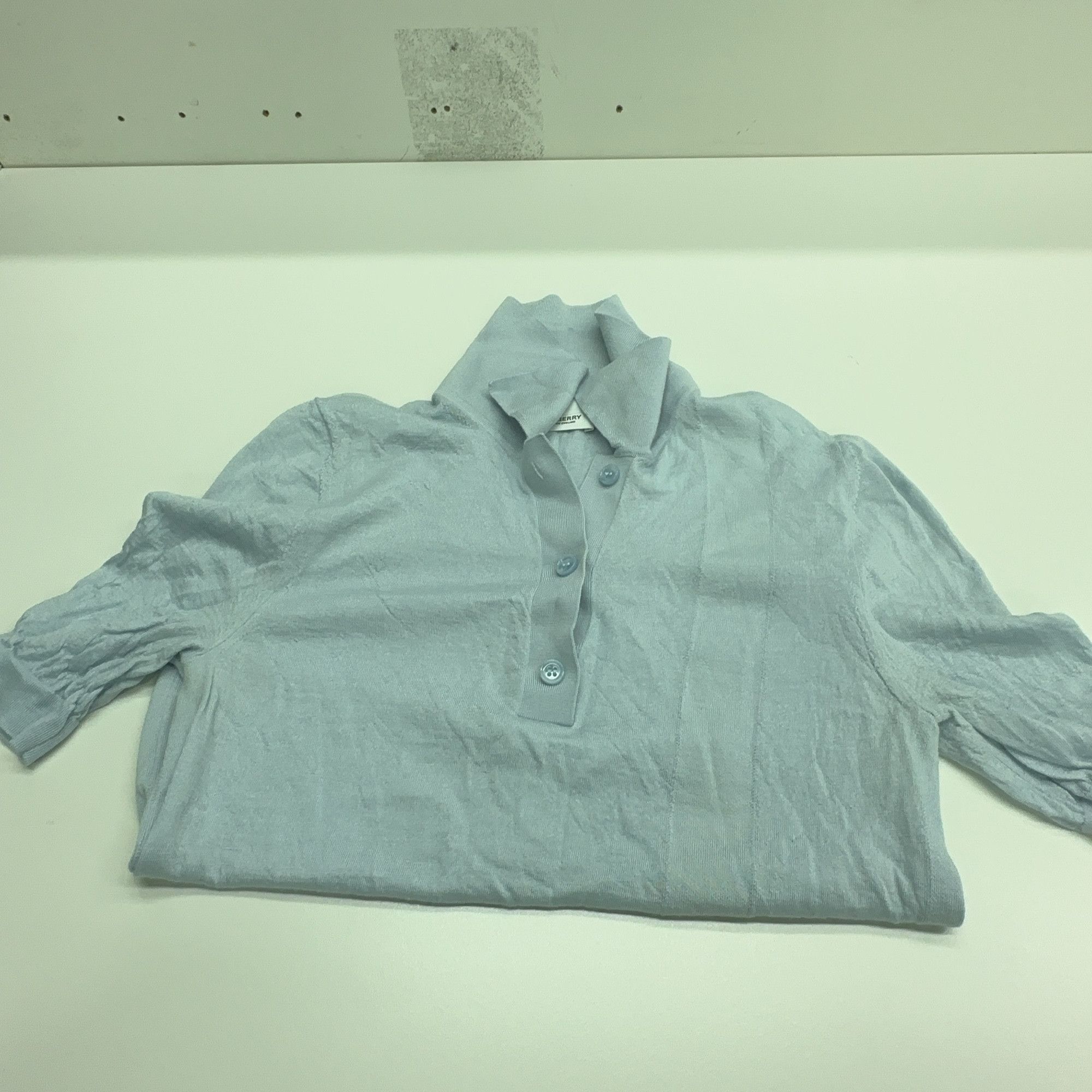 Burberry Burberry Cashmere Blend Polo Shirt Size XS Size XS / US 0-2 / IT 36-38 - 6 Thumbnail