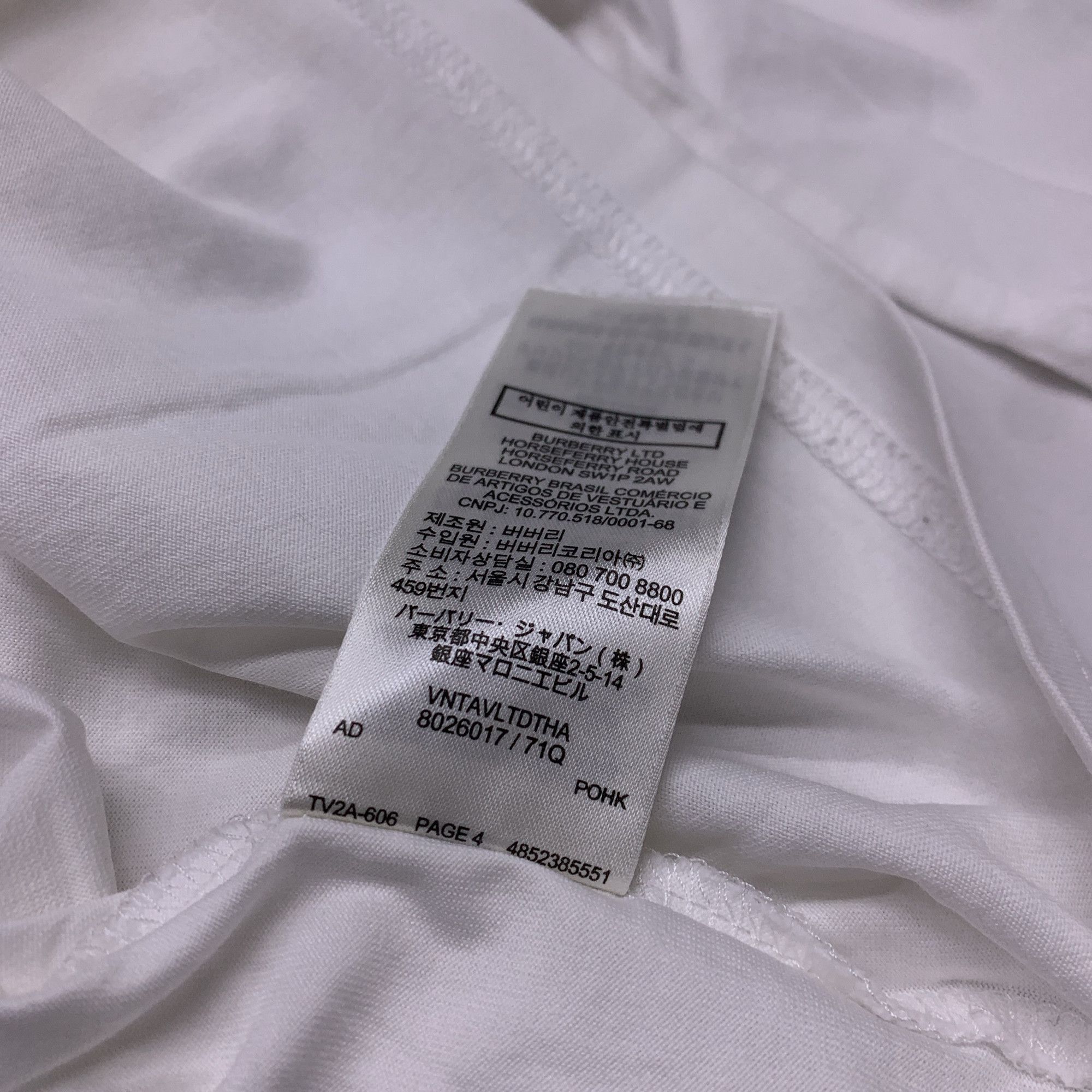 Burberry Burberry Logo Print T-Shirt Size S Size US S / EU 44-46 / 1 - 4 Thumbnail