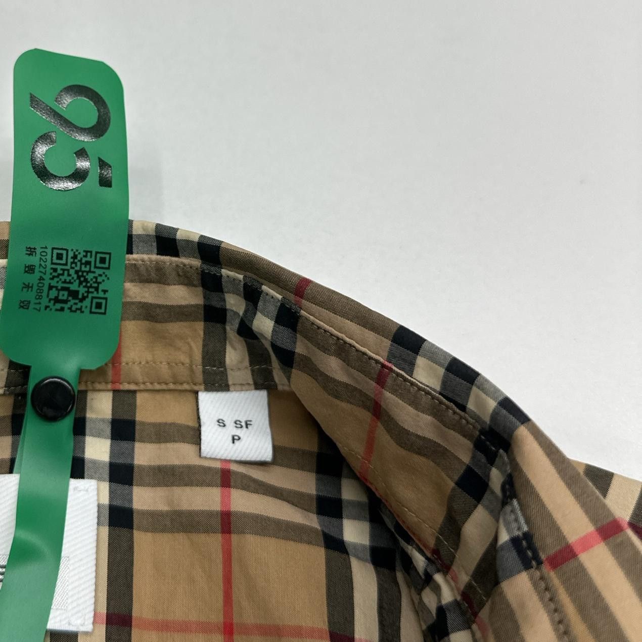 Burberry Burberry Check Button Up Shirt Size S Size US S / EU 44-46 / 1 - 8 Thumbnail