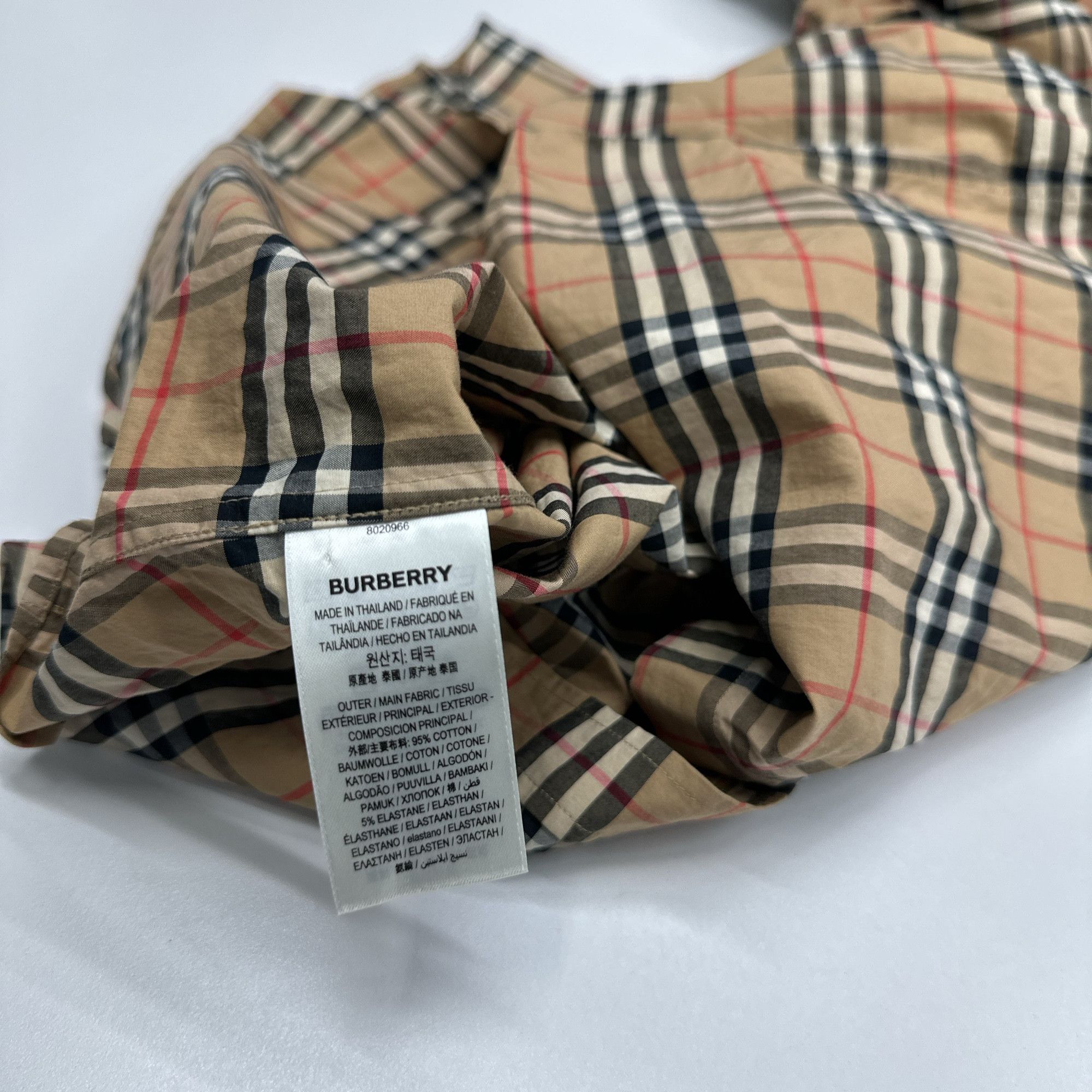 Burberry Burberry Check Button Up Shirt Size S Size US S / EU 44-46 / 1 - 10 Thumbnail