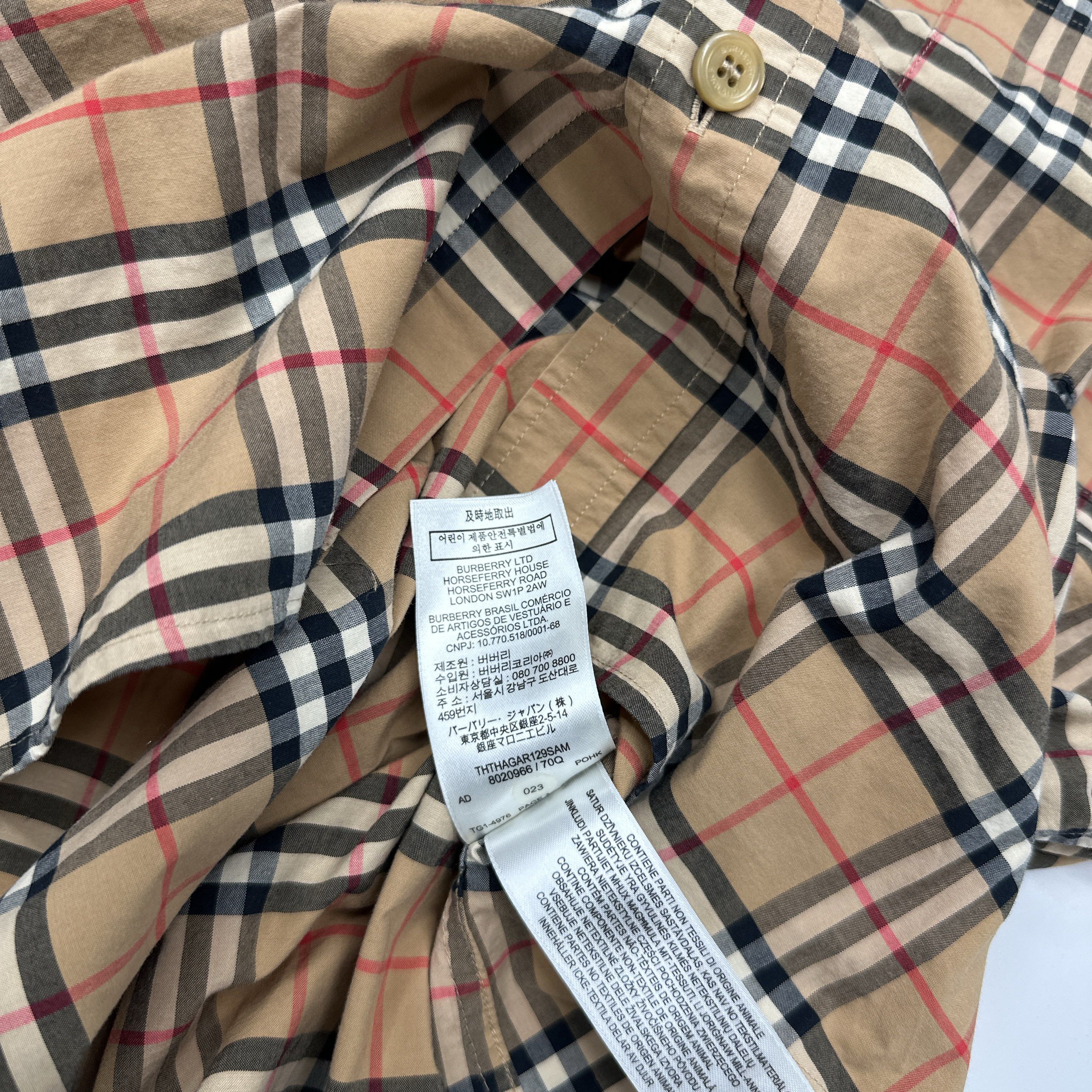 Burberry Burberry House Check Button Up Shirt Size M Size US M / EU 48-50 / 2 - 4 Thumbnail