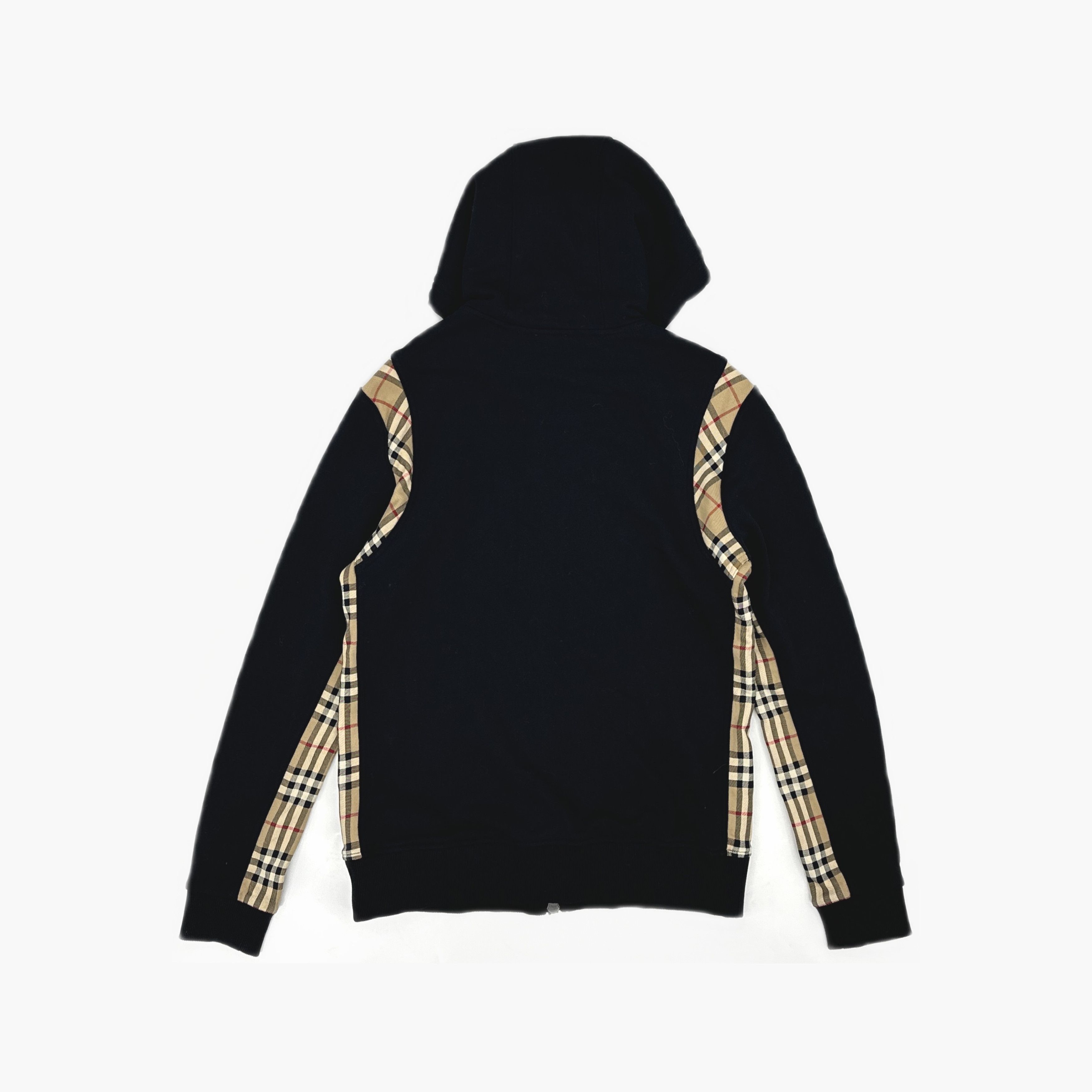 Burberry Burberry Check Panel Zip-Up Hoodie XS Size US XS / EU 42 / 0 - 2 Thumbnail