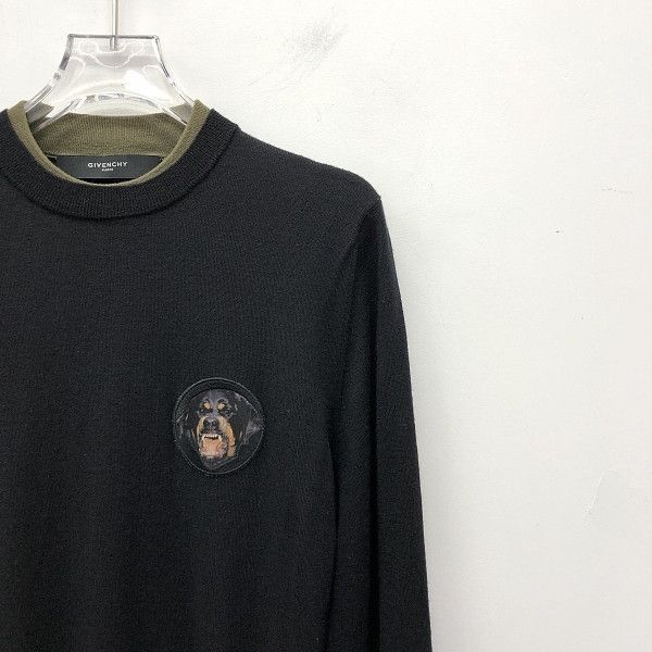 Givenchy Givenchy Dog Patch Wool Sweater Size S Size US S / EU 44-46 / 1 - 5 Thumbnail