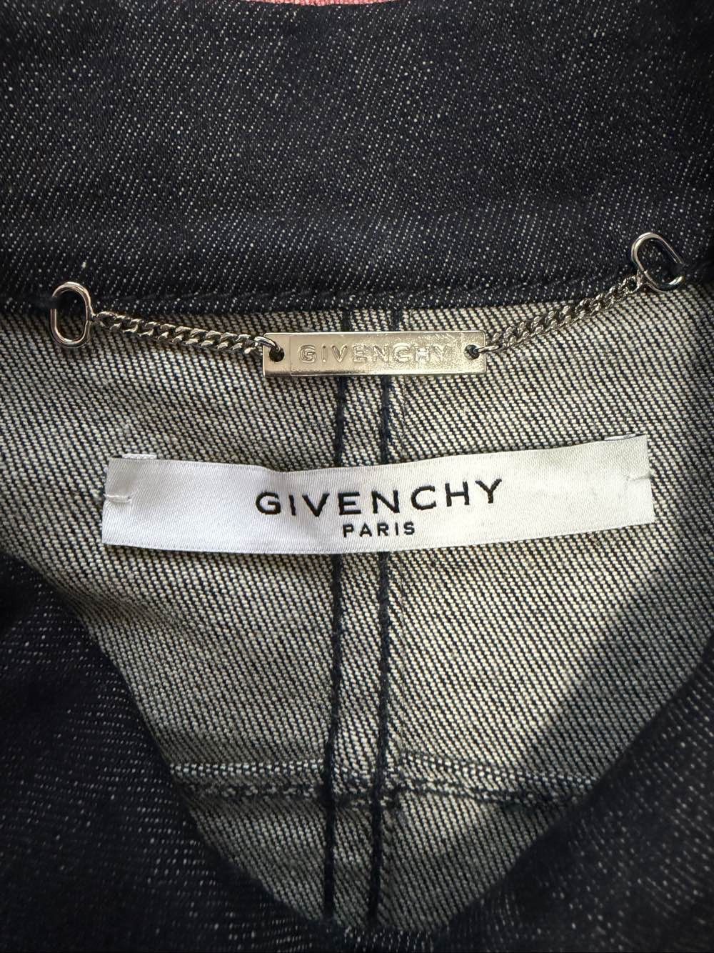 Givenchy Givenchy Logo Back Denim Jacket Size 36 Size XS / US 0-2 / IT 36-38 - 3 Thumbnail