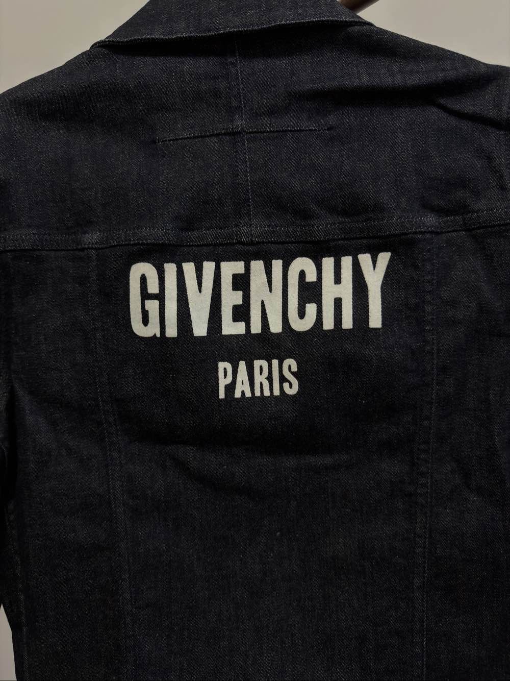 Givenchy Givenchy Logo Back Denim Jacket Size 36 Size XS / US 0-2 / IT 36-38 - 5 Thumbnail
